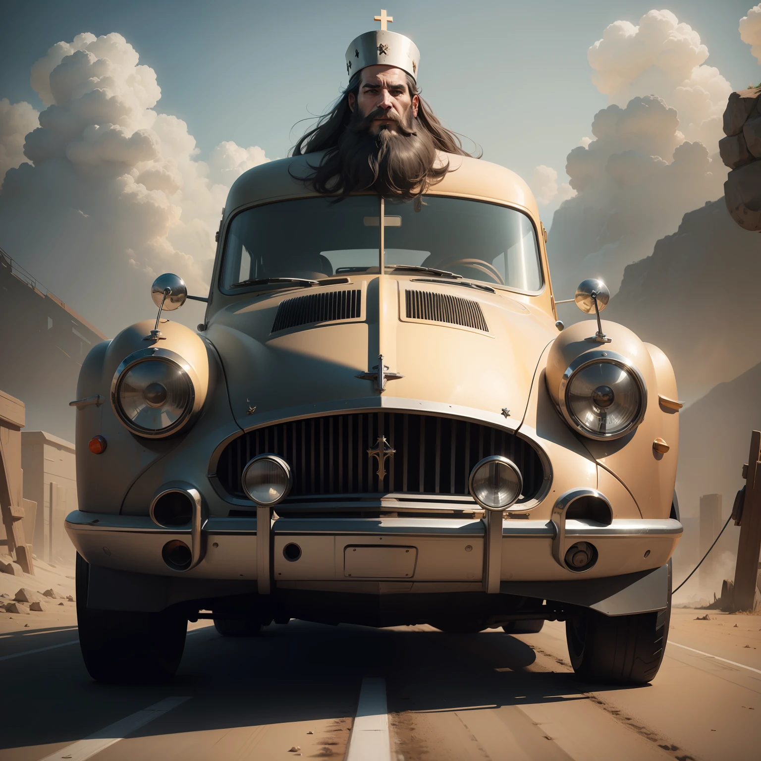 Holy roller, concept art, 4k