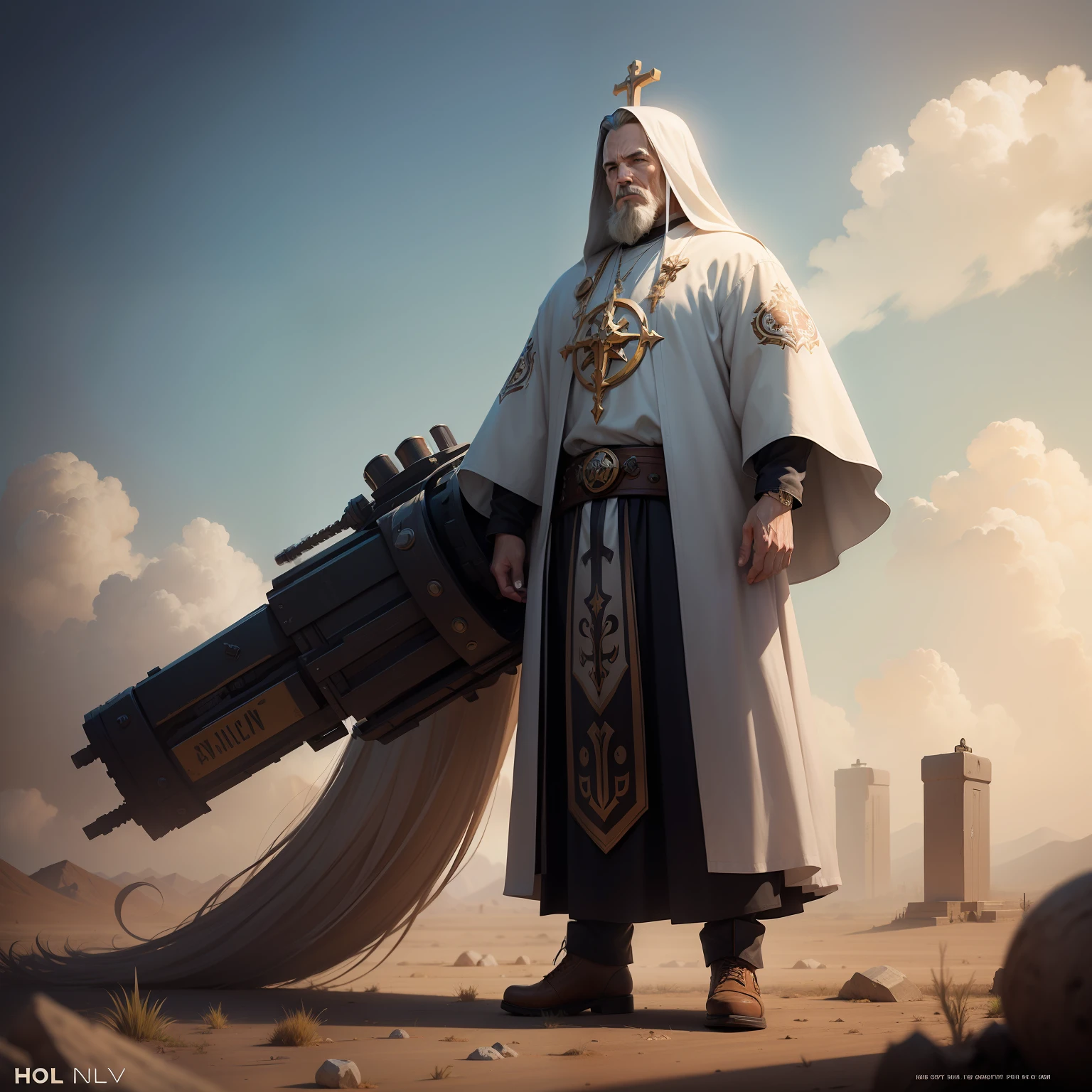 Holy roller, concept art, 4k