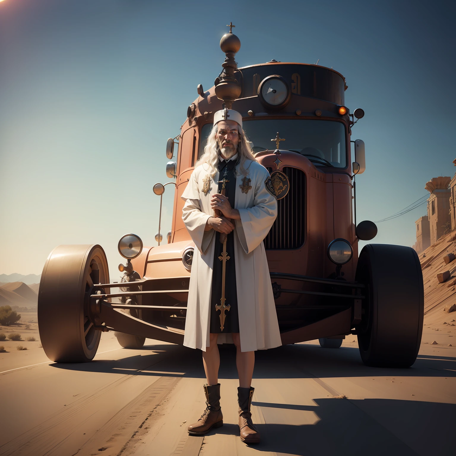 Holy roller, concept art, 4k