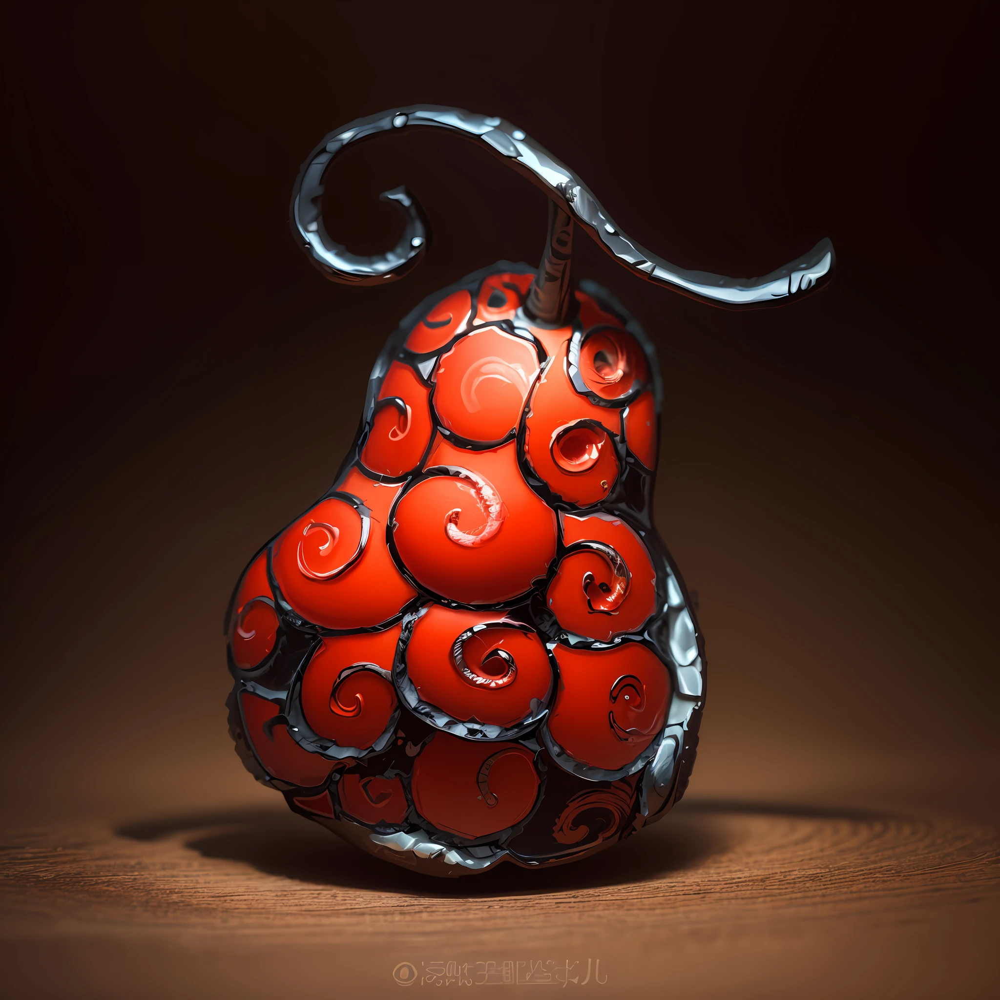 still-life,Devil Fruit,, conceptual art, macro photograph, kanon, Super detail, High details, Best quality