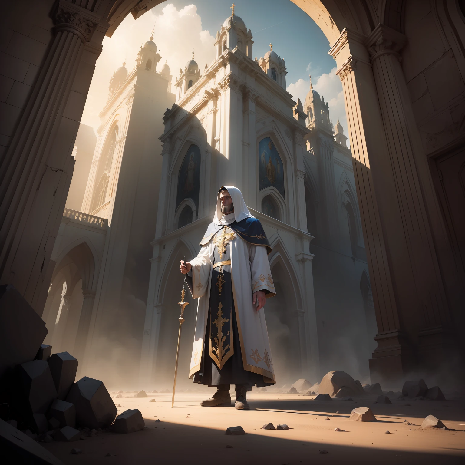 Holy holy, concept art, 4k