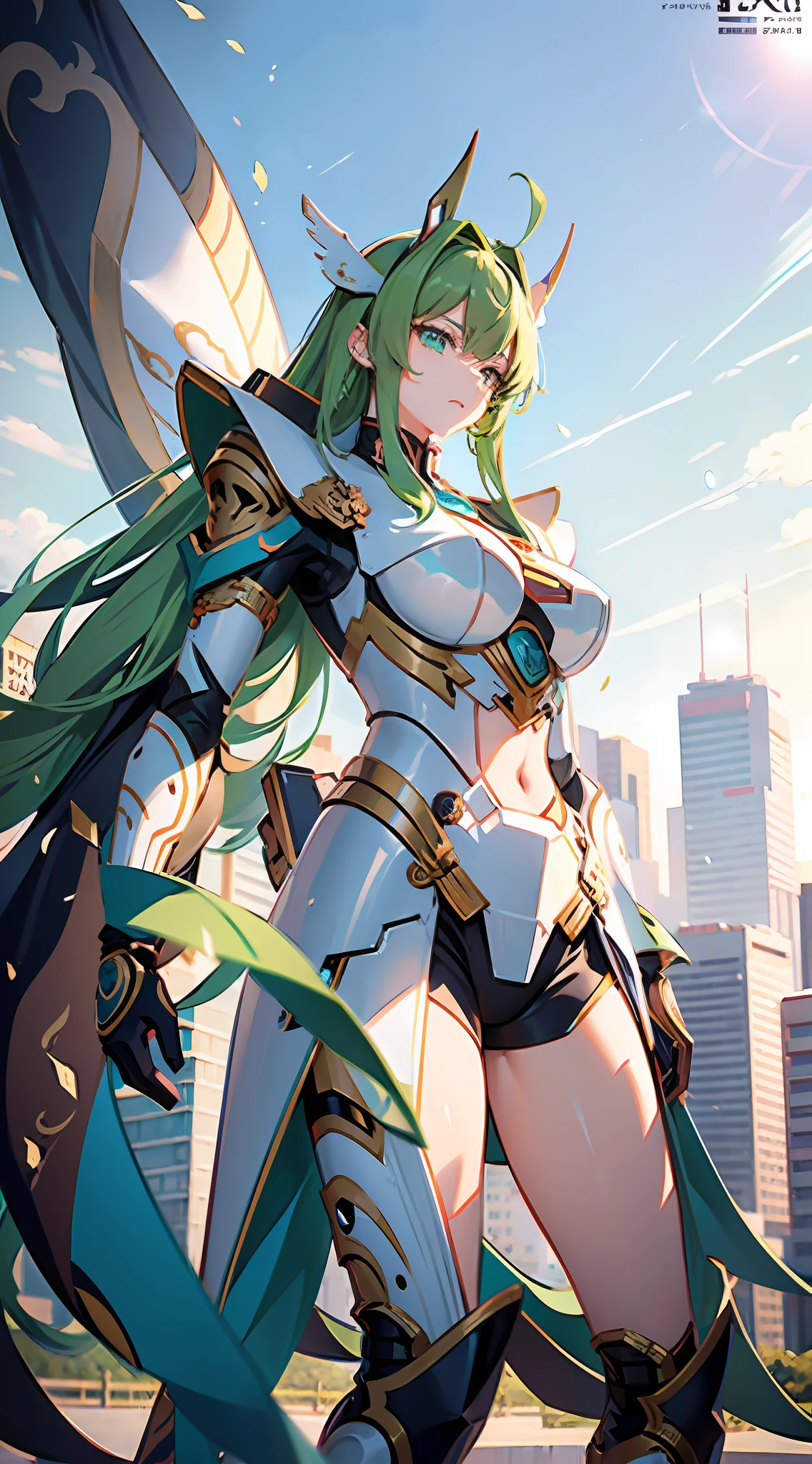 Xuanwu，tortoise shell，Green，A large robot stands on a platform，female mecha， The best anime 4k konachan wallpaper， Detailed digital anime art， anime mecha aesthetic， detailed anime art， Detailed anime artwork， Anime wallpapers 4 k， Anime wallpaper 4K， advanced digital anime art， 4K anime wallpaper， Badass anime 8 K， Anime art wallpaper 4k， Anime art wallpaper 4 K