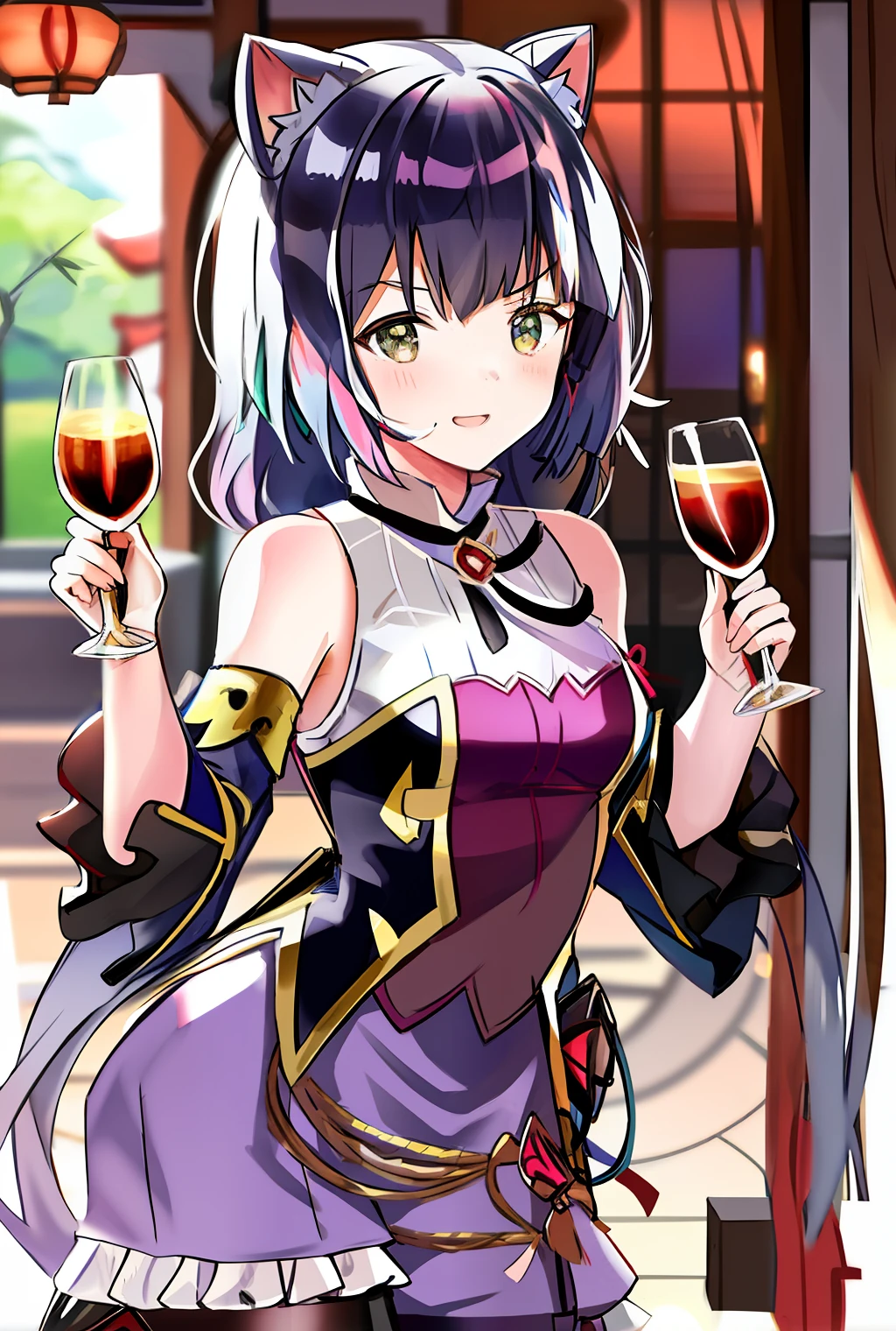 Genshin Kami Sato Ayaka，Drunk