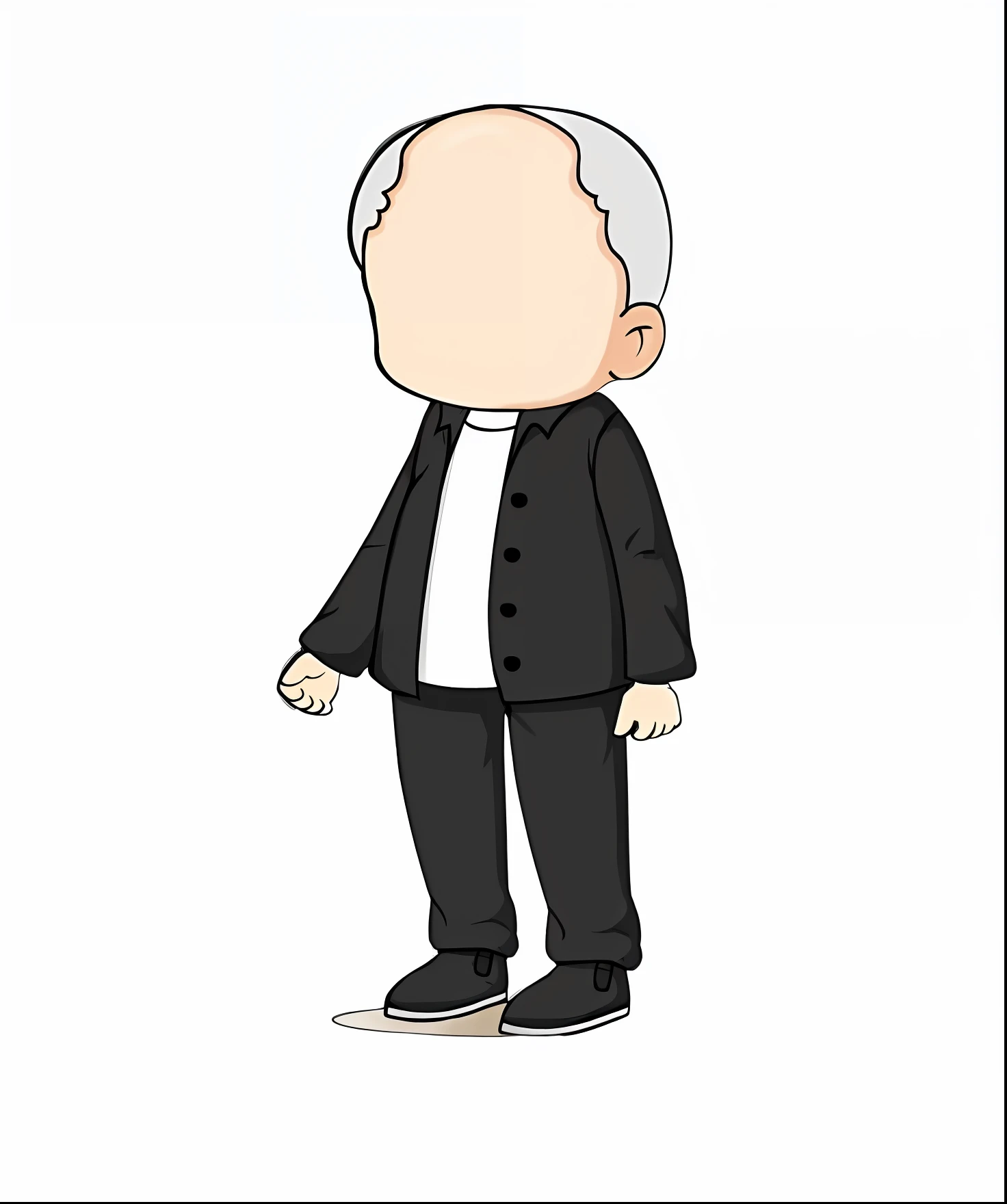 Caricature of a man in a suit and tie standing, full body with costume, Single character full body, full body character, full body single character, full-body portraits, full-body portraits, full body portrait of a short!, full-body portraits, full body mascot, character full body portrait, dressed like a cleric, portrait full body, full body sprite