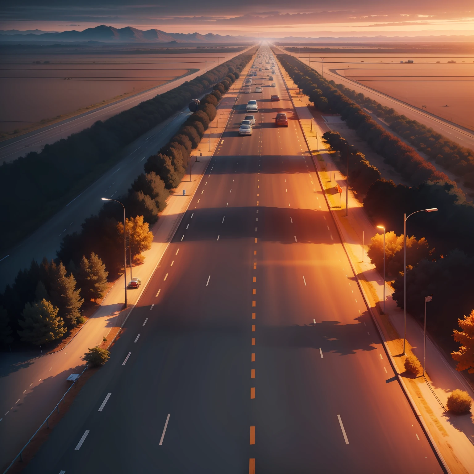 Highway to hell, concept art, 4k