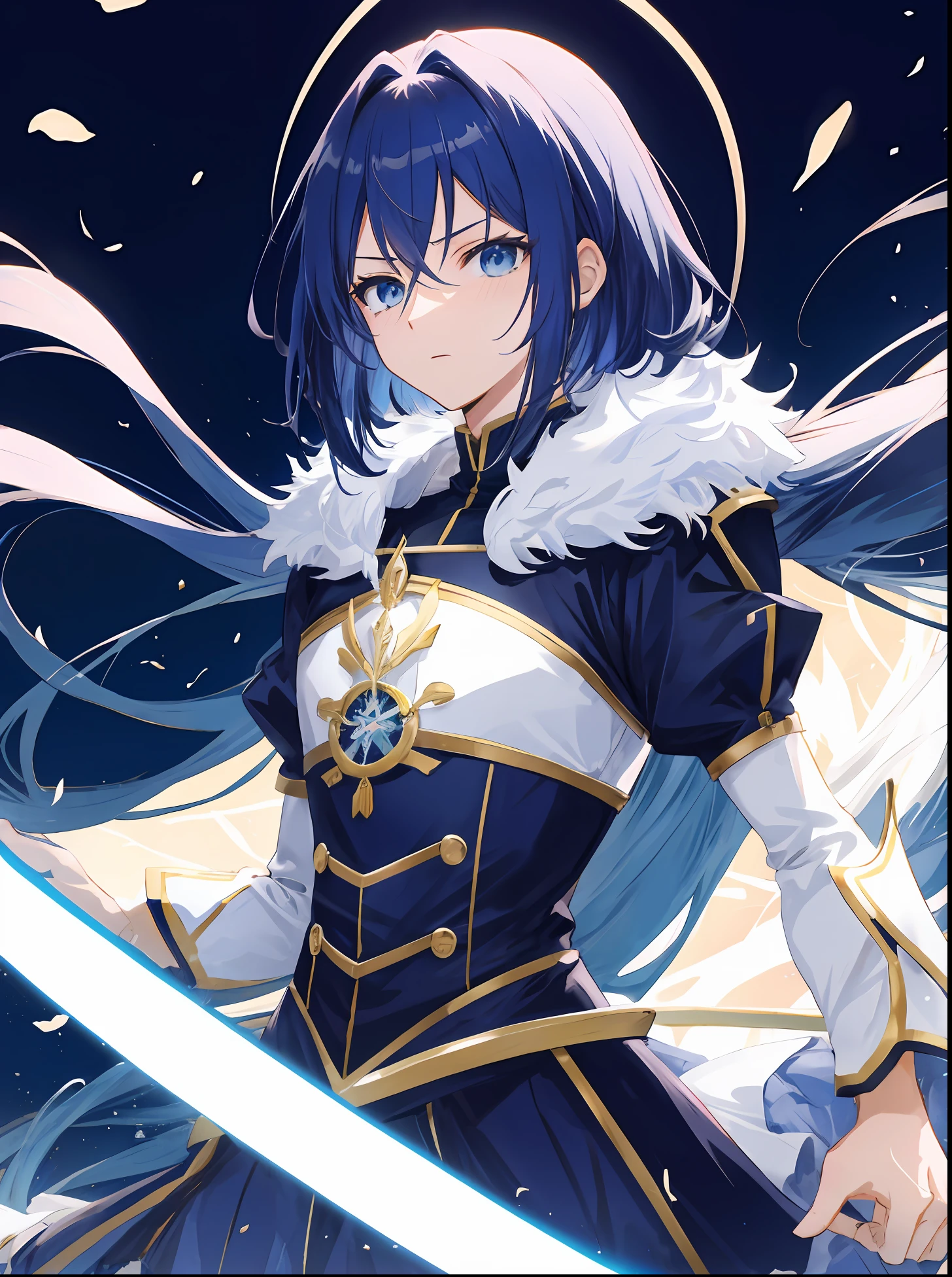 Anime- Cabelo Branco, 4k anime, wallpaper, espada, wallpaper fundo campo de batalha, homem anime ferido, homem anime cara de bravo.