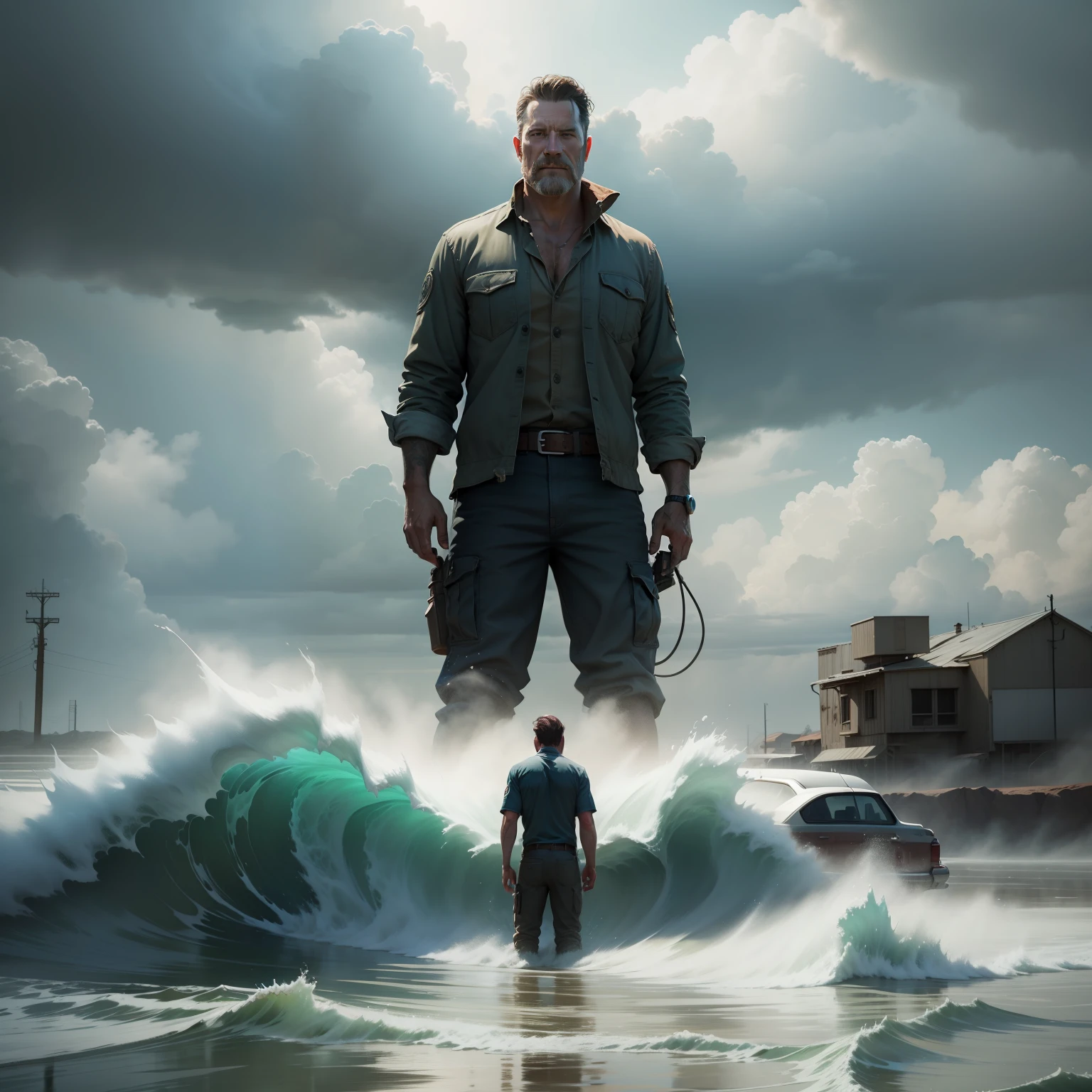 Hell or high water, concept art, 4k