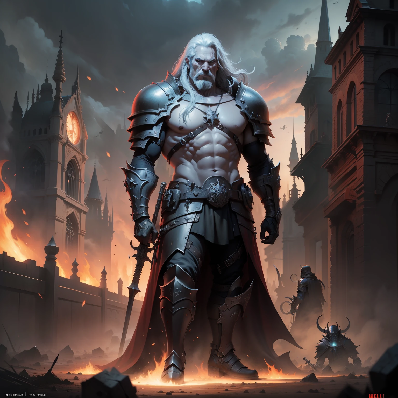 Hell knights, concept art, 4k