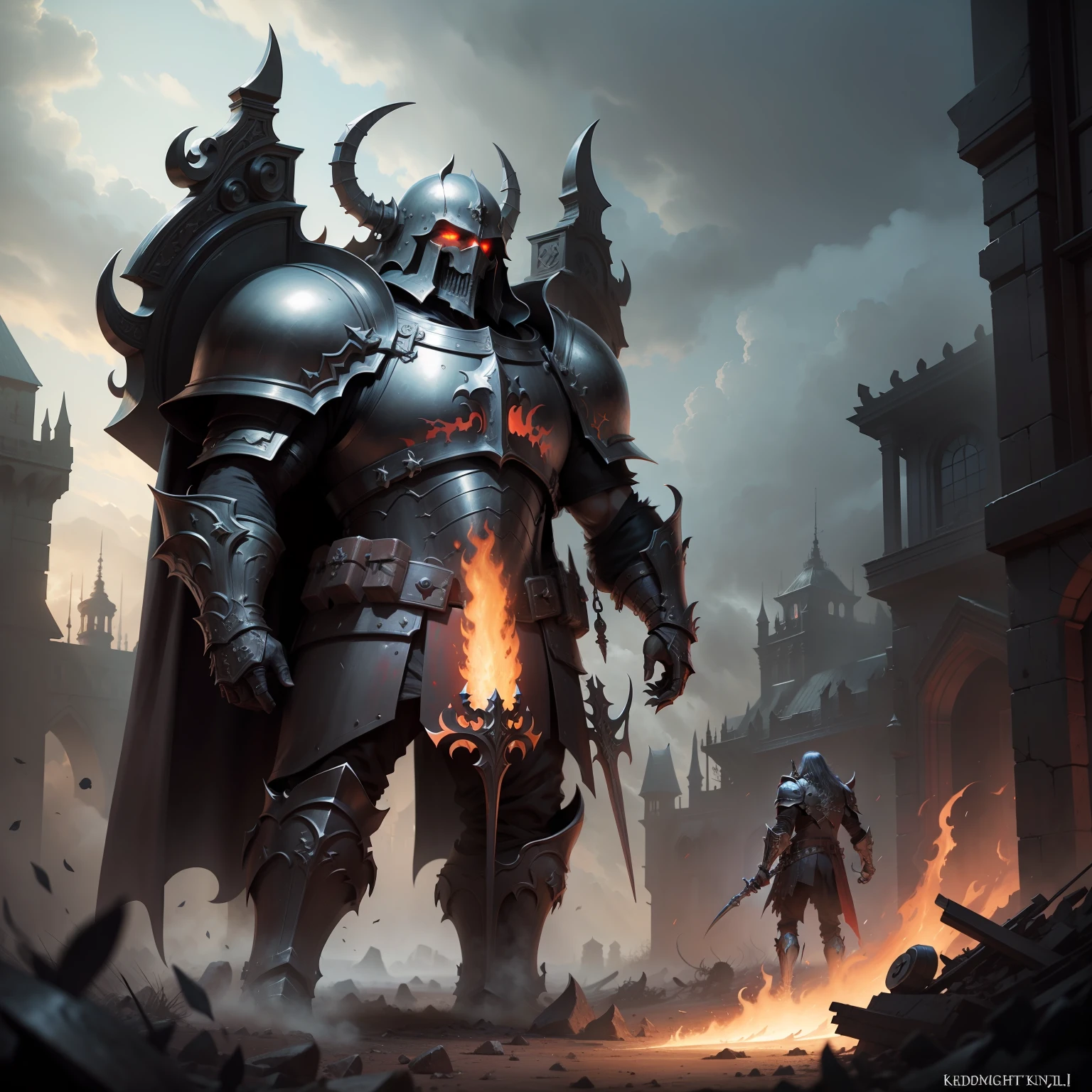 Hell knights, concept art, 4k