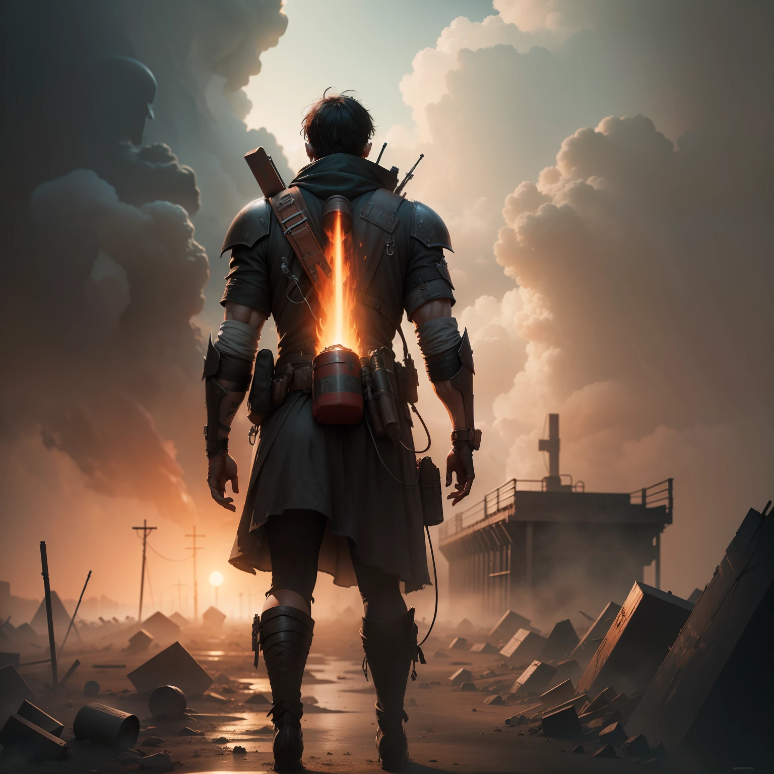 To hell and back, concept art, 4k
