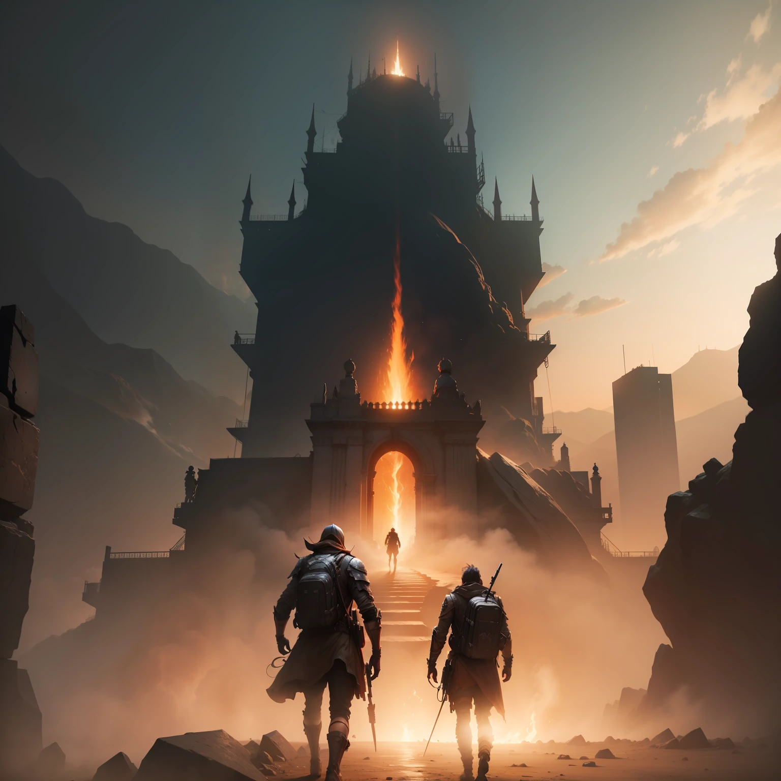 To hell and back, concept art, 4k
