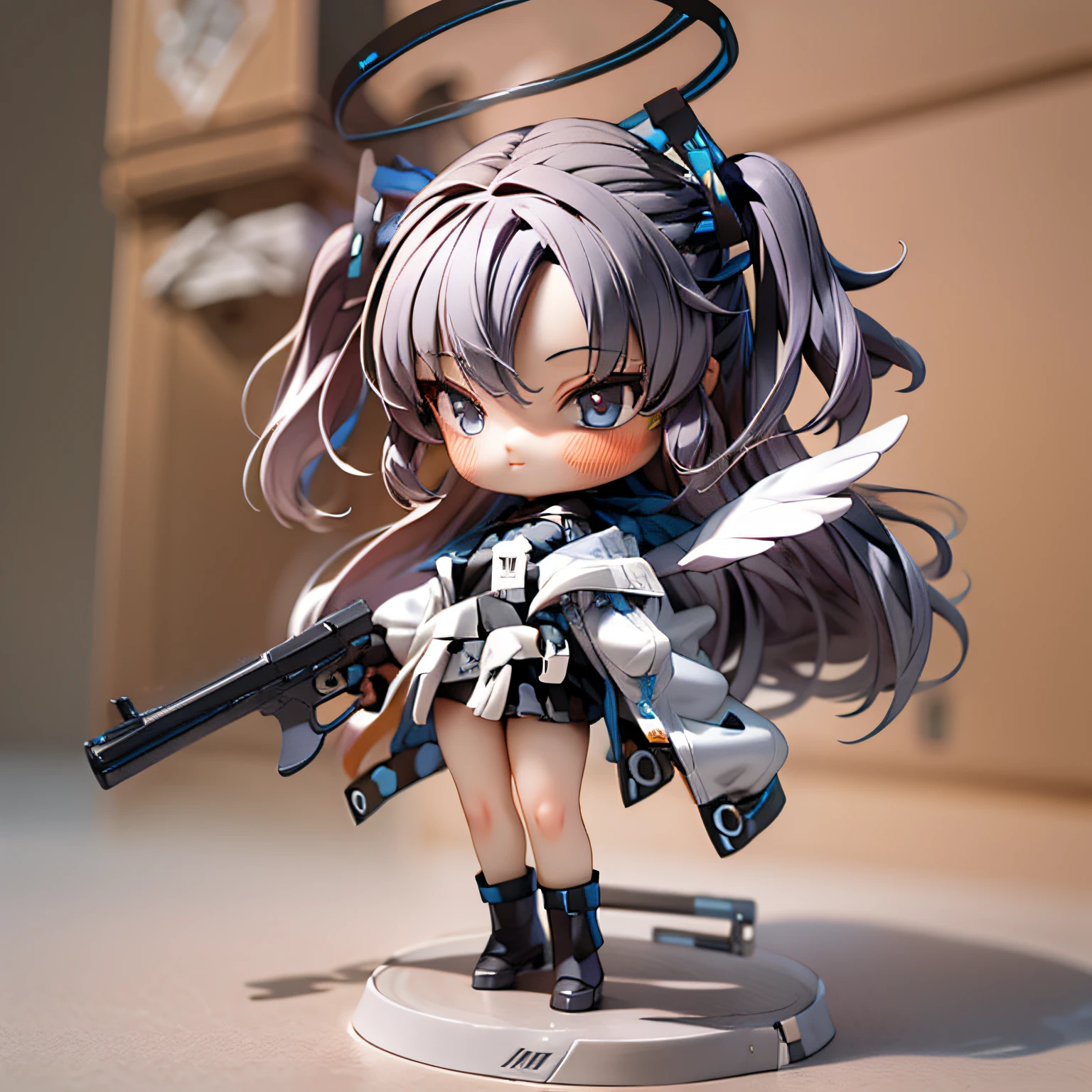 blink, chibi, Complete broker, Mega Mini, The body is steel............, Metal., The legs are steel............, Metal., My favorite cat ears, The wings are steel............, Metal., The gun is metal steel.............