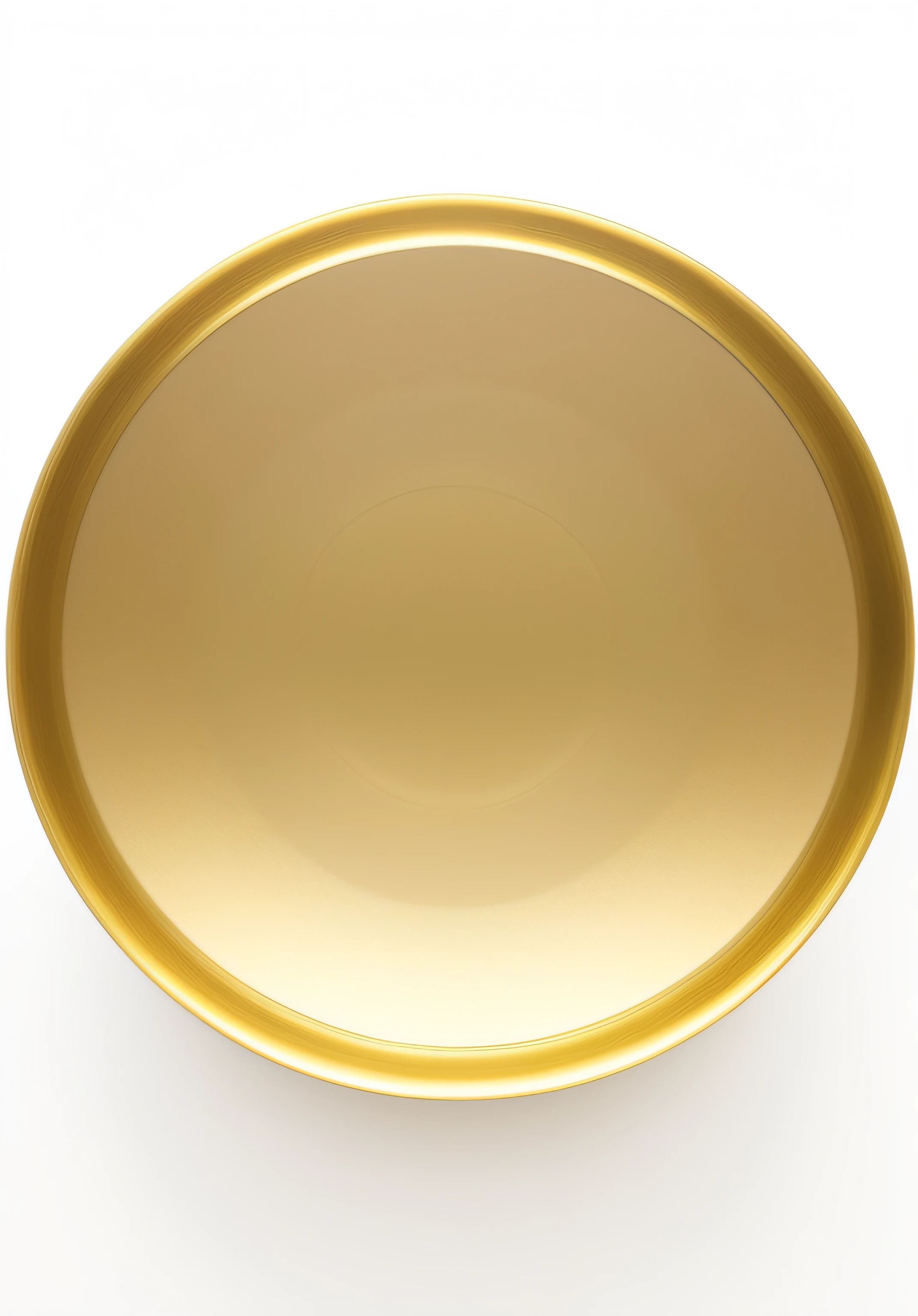 White background、gold、Stereoscopic、Beautiful fece