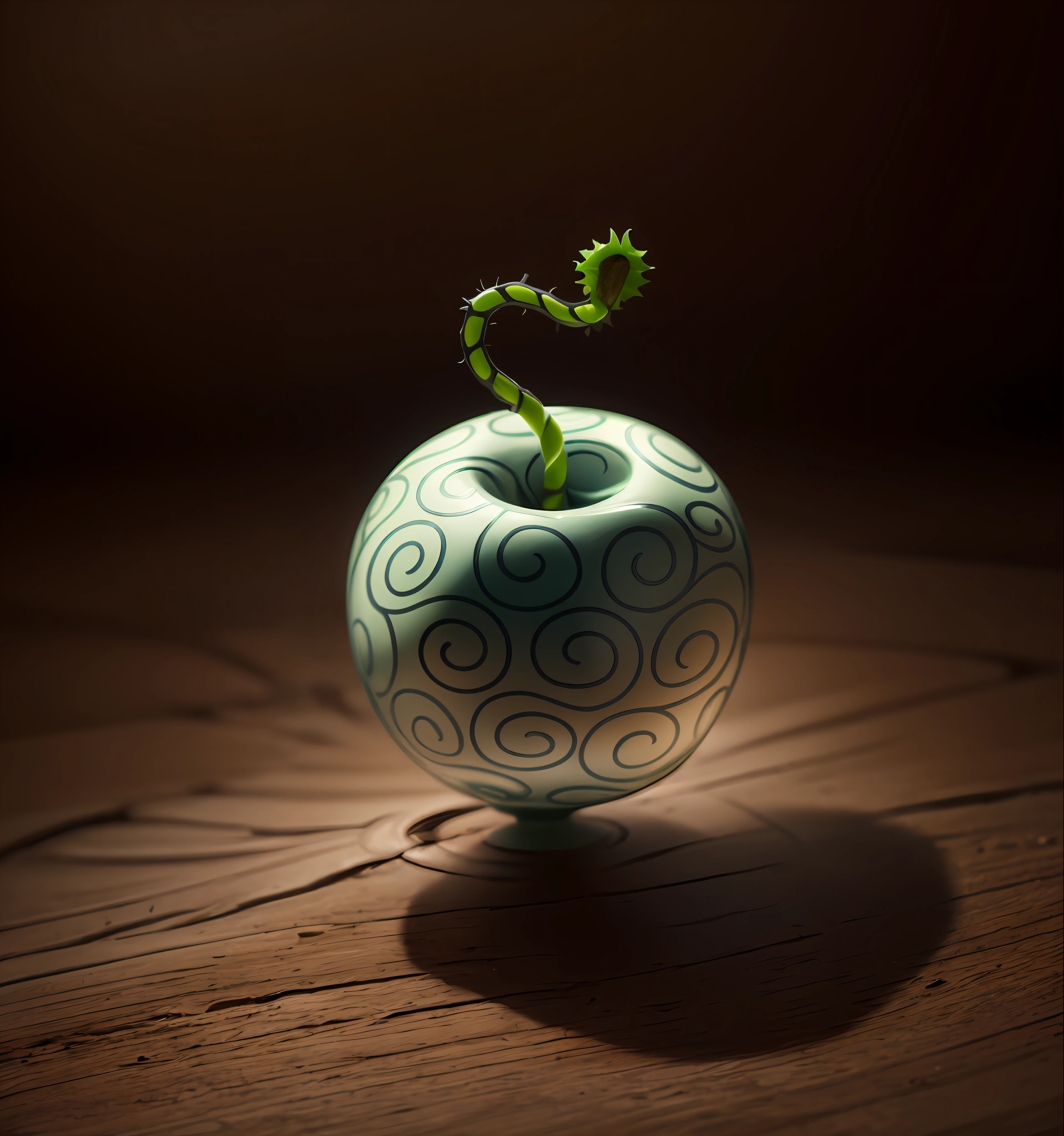 still-life,Devil Fruit,, conceptual art, macro photograph, kanon, Super detail, High details, Best quality