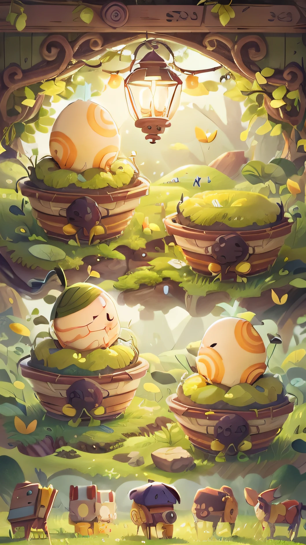 Game border,grassy fields