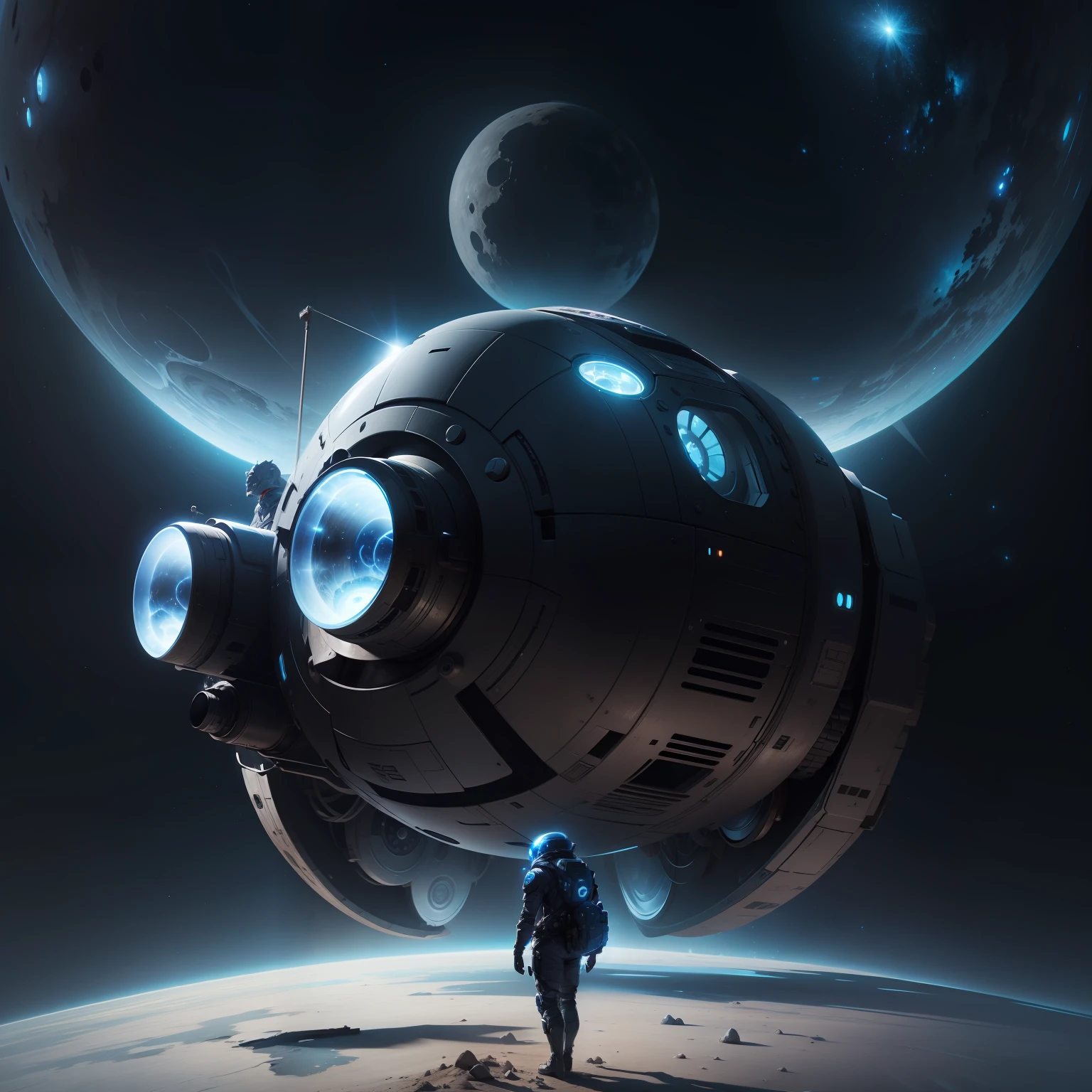 The return of lost in space, concept art, 4k