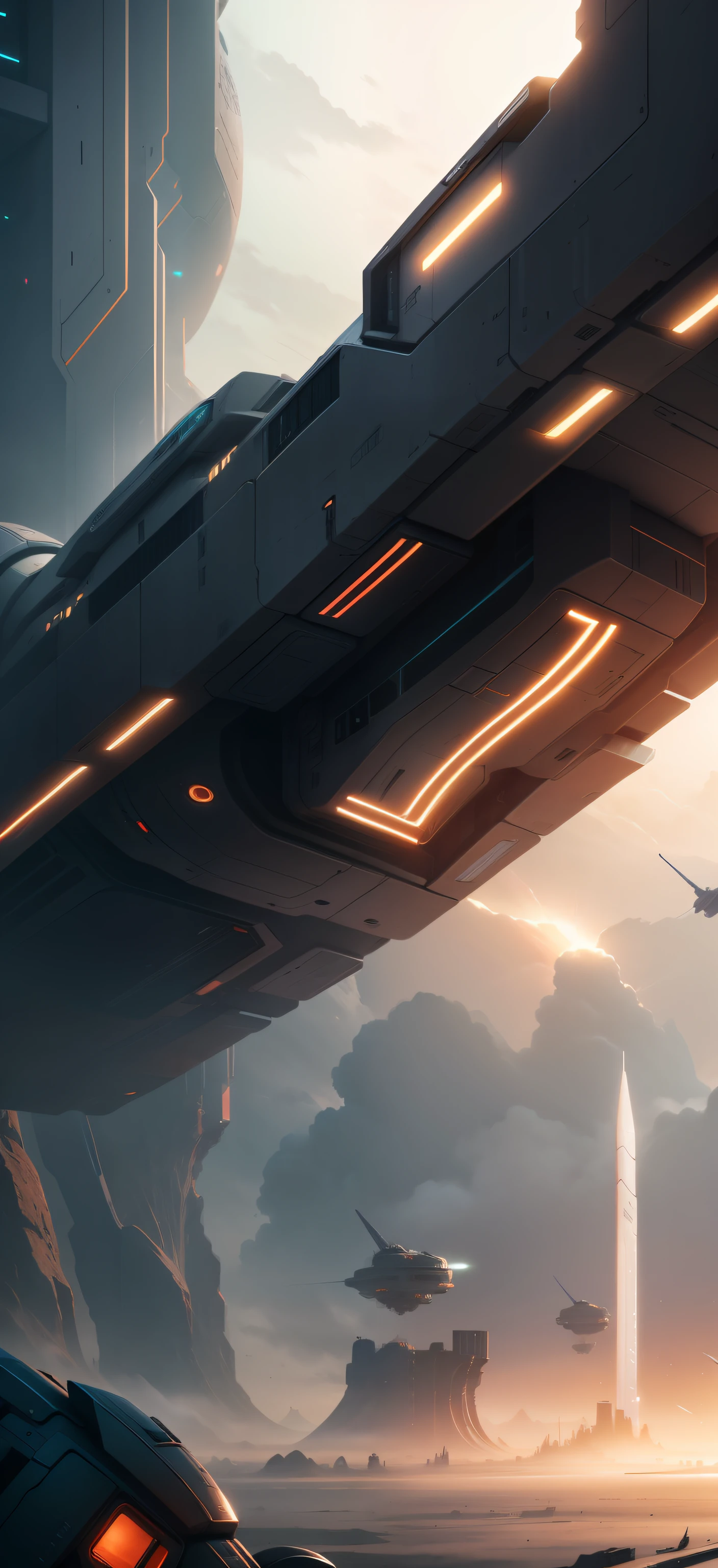 ProtossAI, technology, close-up, sci-fi scenes, high resolution, flat