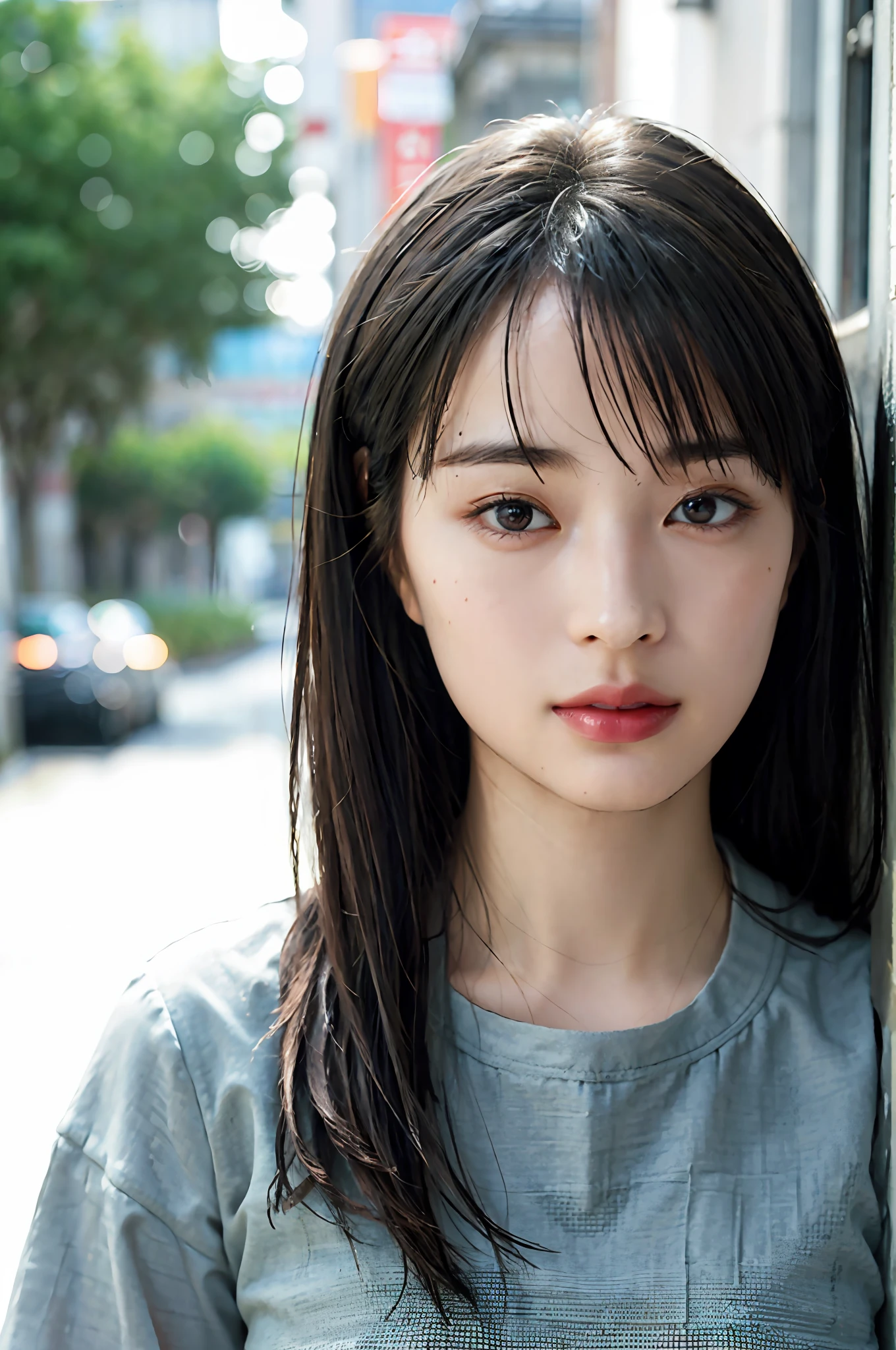 ((top-quality、8K、​masterpiece:1.3))、sharp:1.2、Perfect Body Beauty:1.4、Slim abs:1.2、((Layered Hair Style、Colossal tits:1.2))、Dancers、(Rain、Street:1.2)、Wetty:1.5、Highly detailed facial and skin texture、A detailed eye、二重まぶた、Aspect of looking at the camera、top-quality, ​masterpiece, 超A high resolution, (realisitic: 1.4), OriginalPhotographs, Official art, wall-paper, Bust Photo, The skin, simple background, Black eyes, detaileds, 1 rapariga, Red T-shirt, breezing, rays of sunshine, Face shy, Water mist, studio lights,long legged, Tight abs, camel's toe, dynamicposes,Black tight cami、Thin skin、(((Erect )))、bangss、bare shoulders​、Black tight(Curta:1.37)panties on、Beautiful large breast、Chest squeezed together、Detailed luxury living room background、hair between eye、length hair、oval-face、二重まぶた、cparted lips、Brown-eyed、独奏、((The areol))、(cleavage of the breast)、hairarmpits[Wrinkled]、delicate and sexy(鎖骨:1.3)、 ligh brown hair、(shinny skin:0.8)、(masuter piece:1.4)、(top-quality:1.4)、natural(Medium chest:0.7)、glossy red lips、Perfect Abs、(Sheer areol)、(sheer fabrics)、Wetty(perspired、sodden)、low angles、(frombelow)、High Detail Skin、Skin pores、(SFW)、Falachio