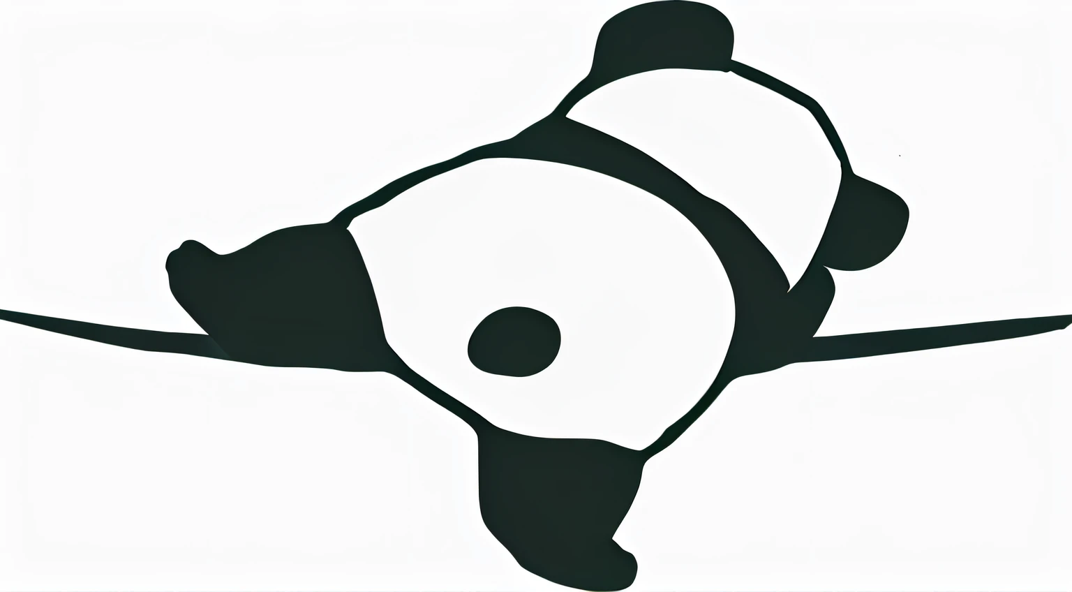 Close up of panda on branch on white background, Panda, panda panda panda, a cute giant panda, Cute panda, inspired by Shūbun Tenshō, cartoonish and simplistic, Bamboo, no gradien, kumamoto, banchou, logo without text, penguin, wikimedia commons, zun, 2D