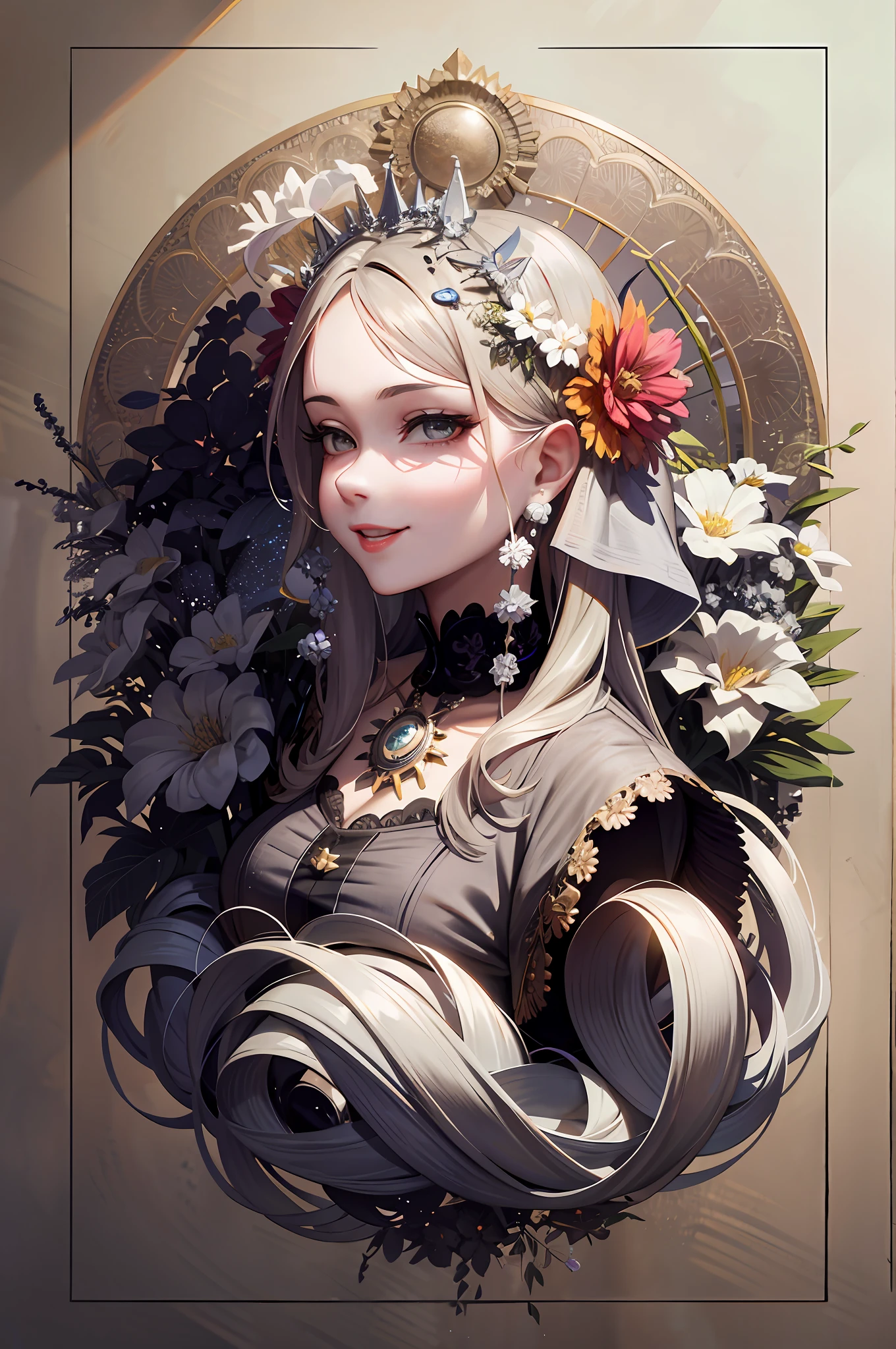 Bigboobs，Smile Expression，Meticulous facial details