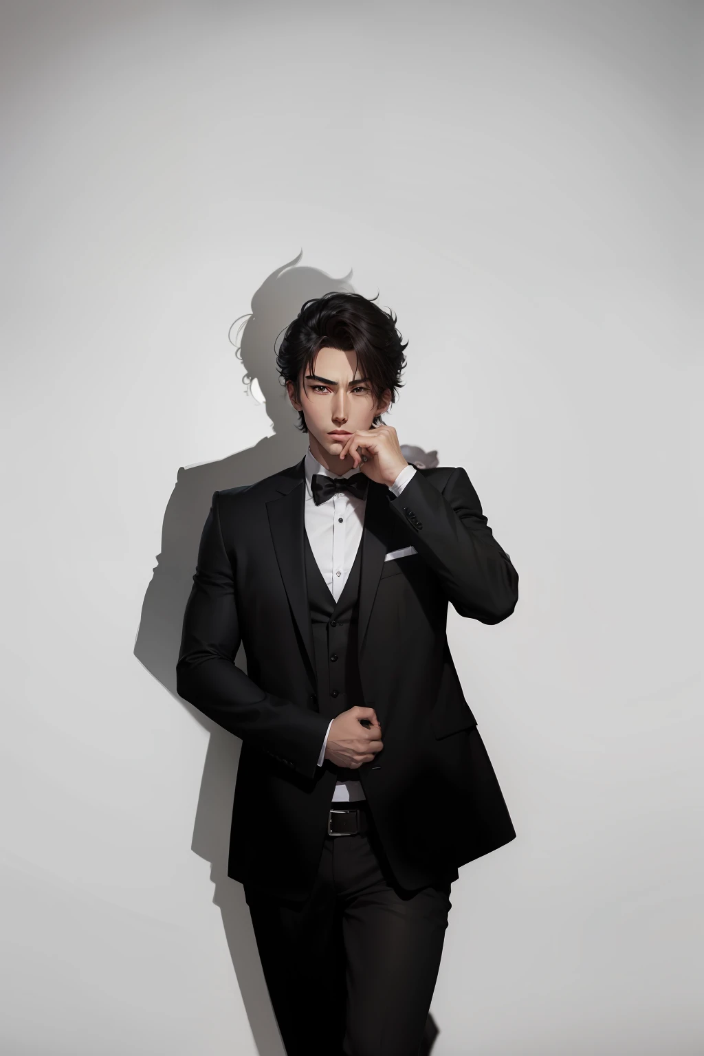 Handsome anime man