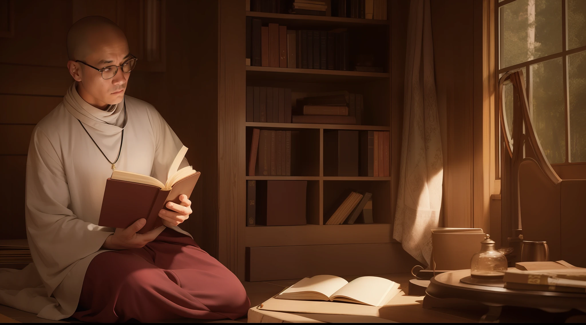Legend has it, a book, written by a monk, who sold his soul to the devil,