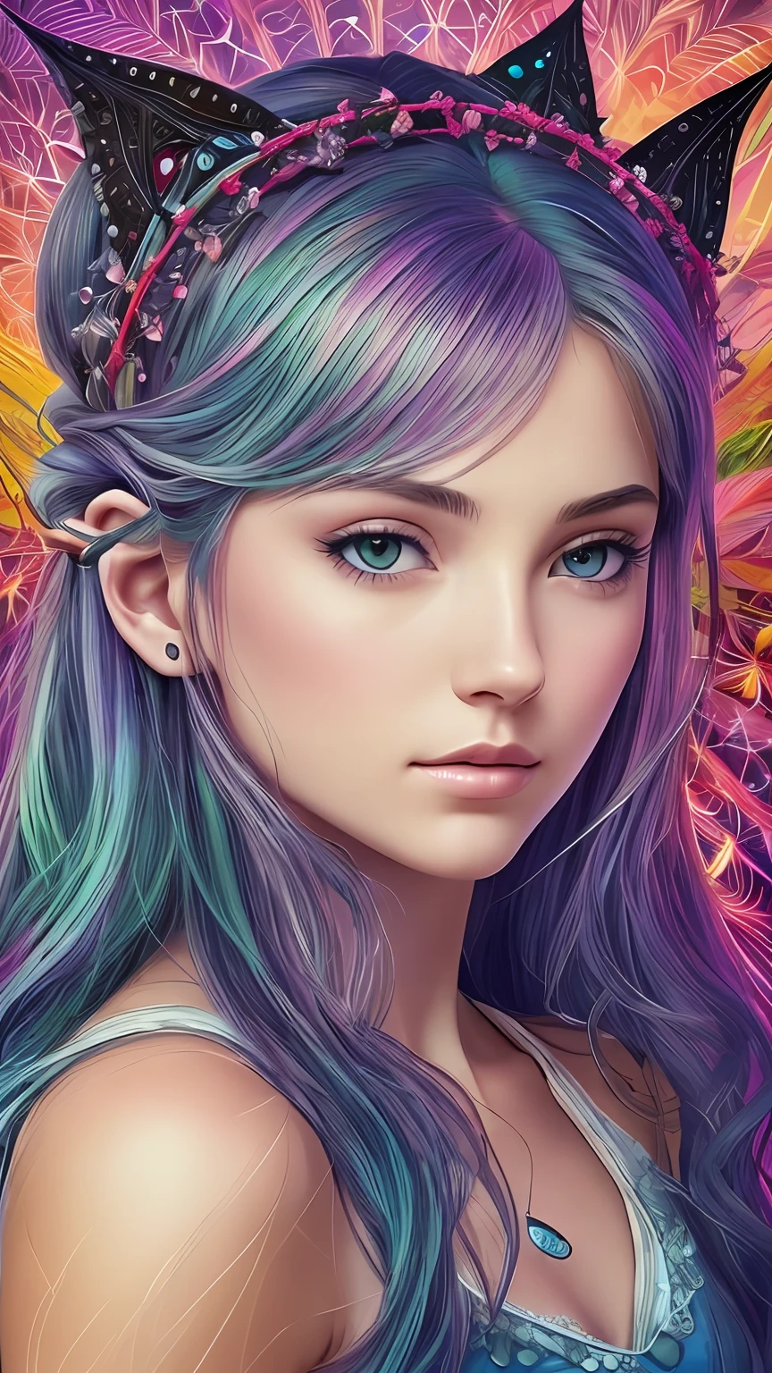 This is a stunning masterpiece, depicting a Navi Girl with perfect details in her eyes, face, mouth, ears, and hair. The Midjourney style art is enhanced by skillful hands à la Albrecht Durer, resulting in a dreamlikeart composition of unparalleled beauty. With high resolution and 8k quality, this artwork is a true example of artistic perfection, leaving viewers amazed by its intricate and impressive quality. Enjoy this exceptionally beautiful visual experience! --auto --s2