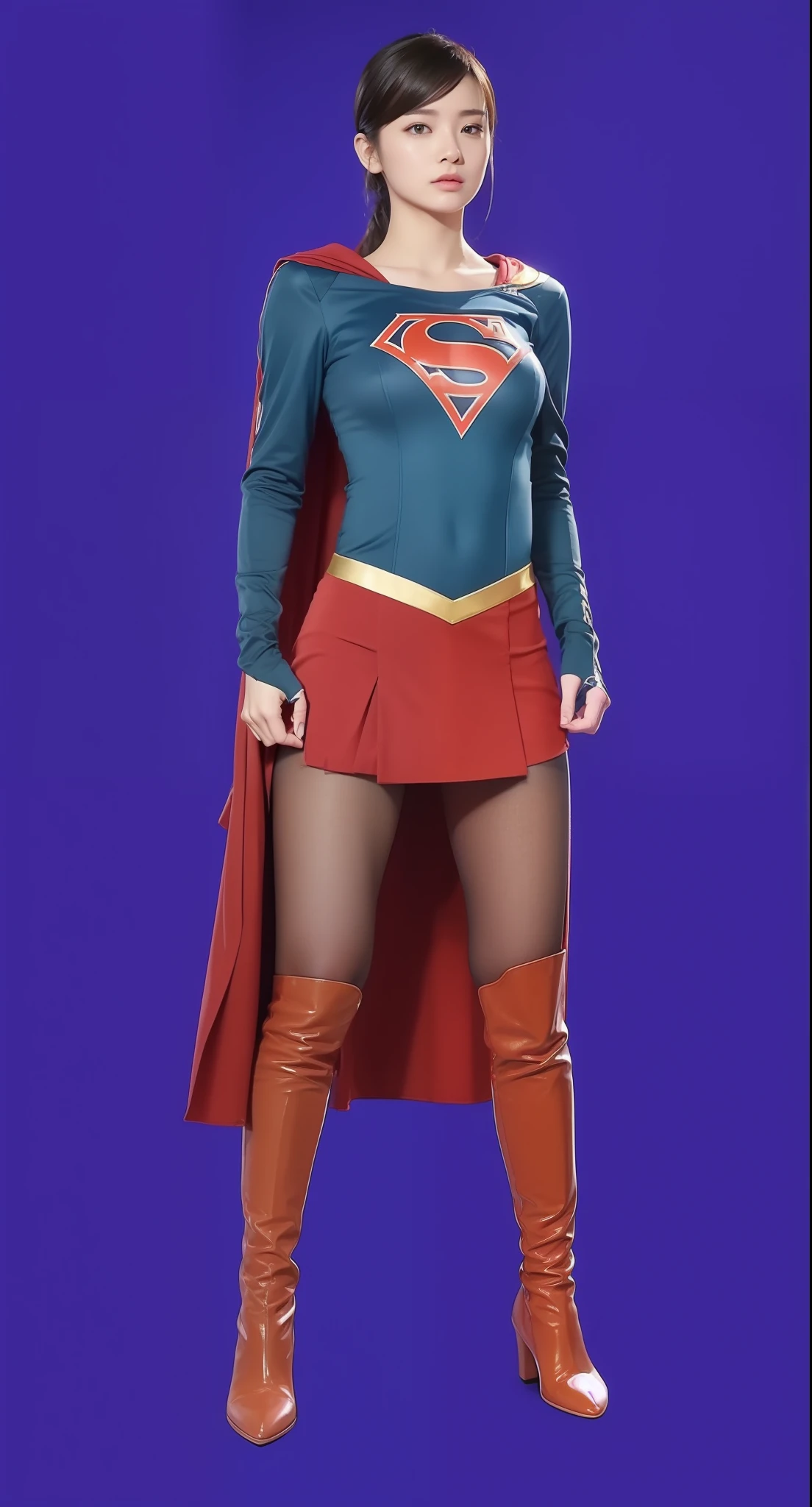a beautiful detailed girl, super girl、Superheroine、Bishoujo Warrior、defeat、fight、Beautiful legs、Fit Costumes、extremely detailed eye and face, beatiful detailed eyes, Ridiculous, unbelievable Ridiculous, huge filesize, ultra-detailliert, hight resolution, ighly detailed, top-quality, masterpiece, illustratio, ighly detailed, nffsw, unification, 8k wallpaper, magnifica, finely detail, masterpiece, top-quality, Highly detailed ticker uniform 8k wallpaper, Light on the Face、电影灯光、16yo girl、((witheout panties))、((dynamicposes)))、(panthyhose)、(Black pantyhose)、((top-quality、8K、masterpiece:1.3))、sharp:1.2、Perfect Body Beauty:1.4、Slim abs:1.2、((Layered Hair Style、huge tit:1.2))、(Wet White Button Long Shirt:1.1)、(rain、street:1.2)、wetty:1.5、Highly detailed facial and skin texture、A detailed eye、二重まぶた、Aspect of looking at the camera