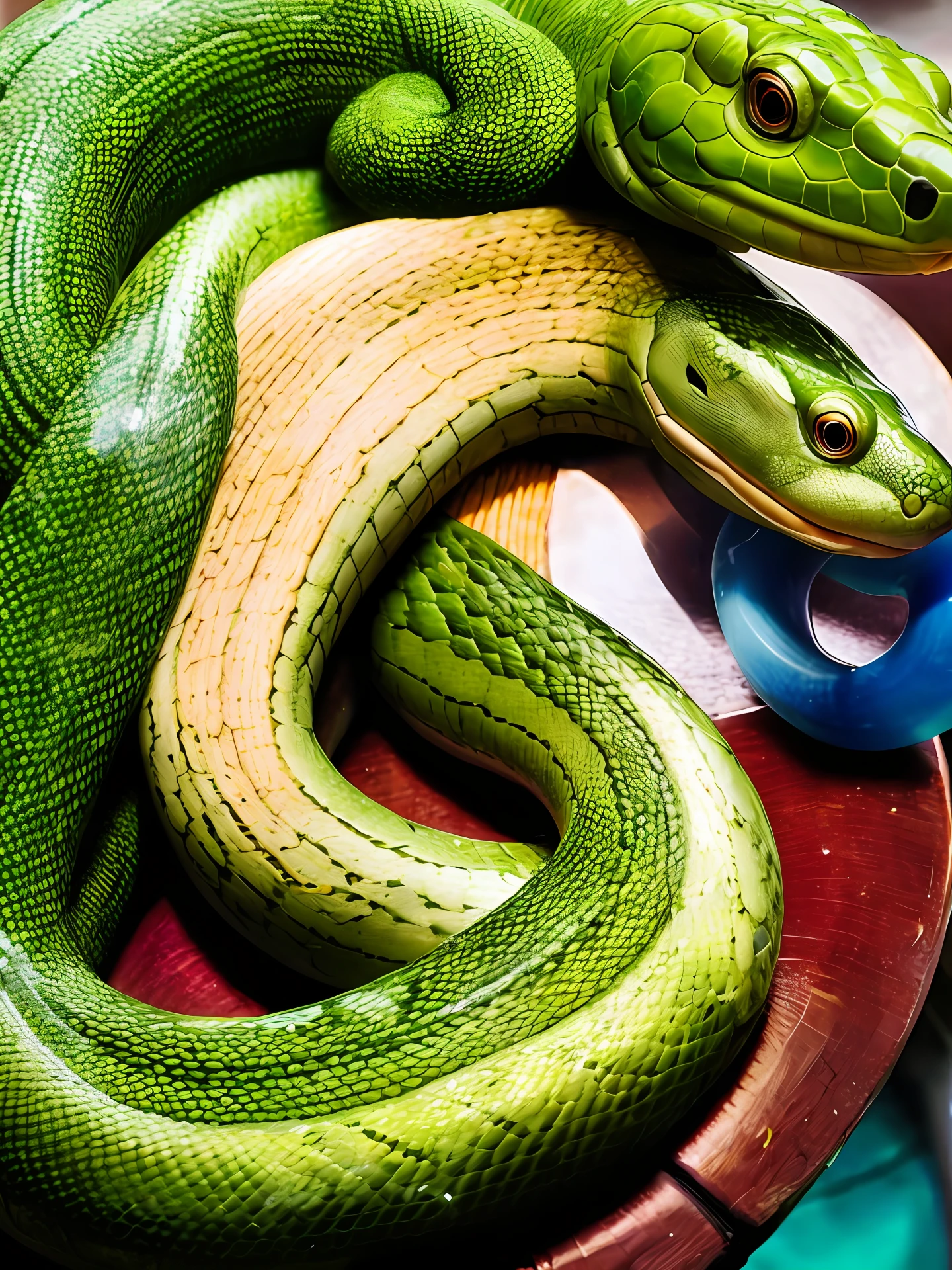 green snake