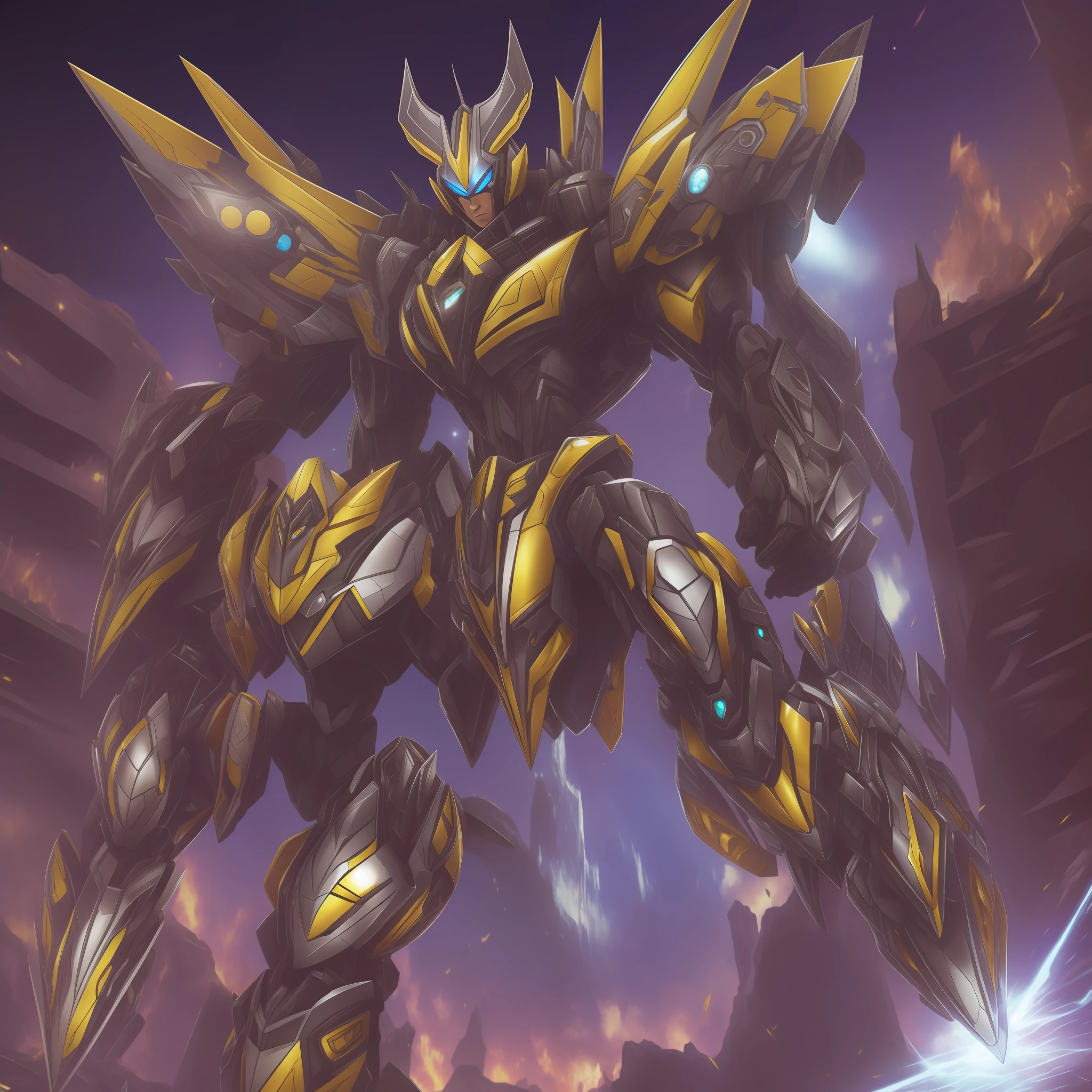 Mariposa estilo mecha