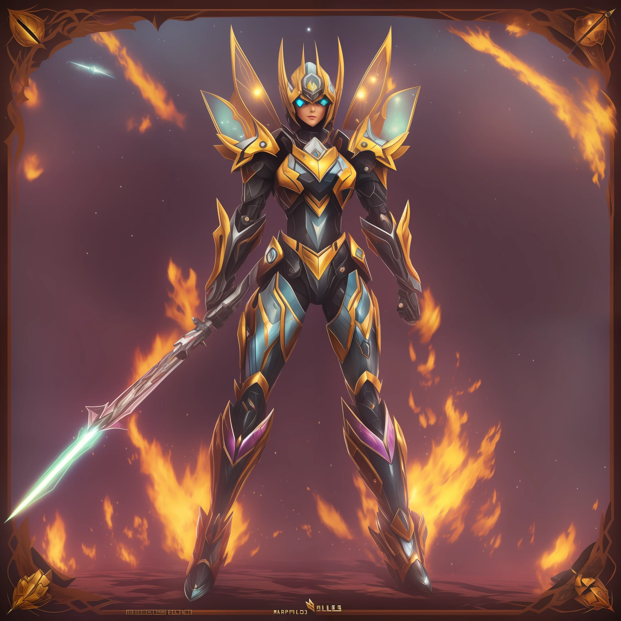 Mariposa estilo mecha