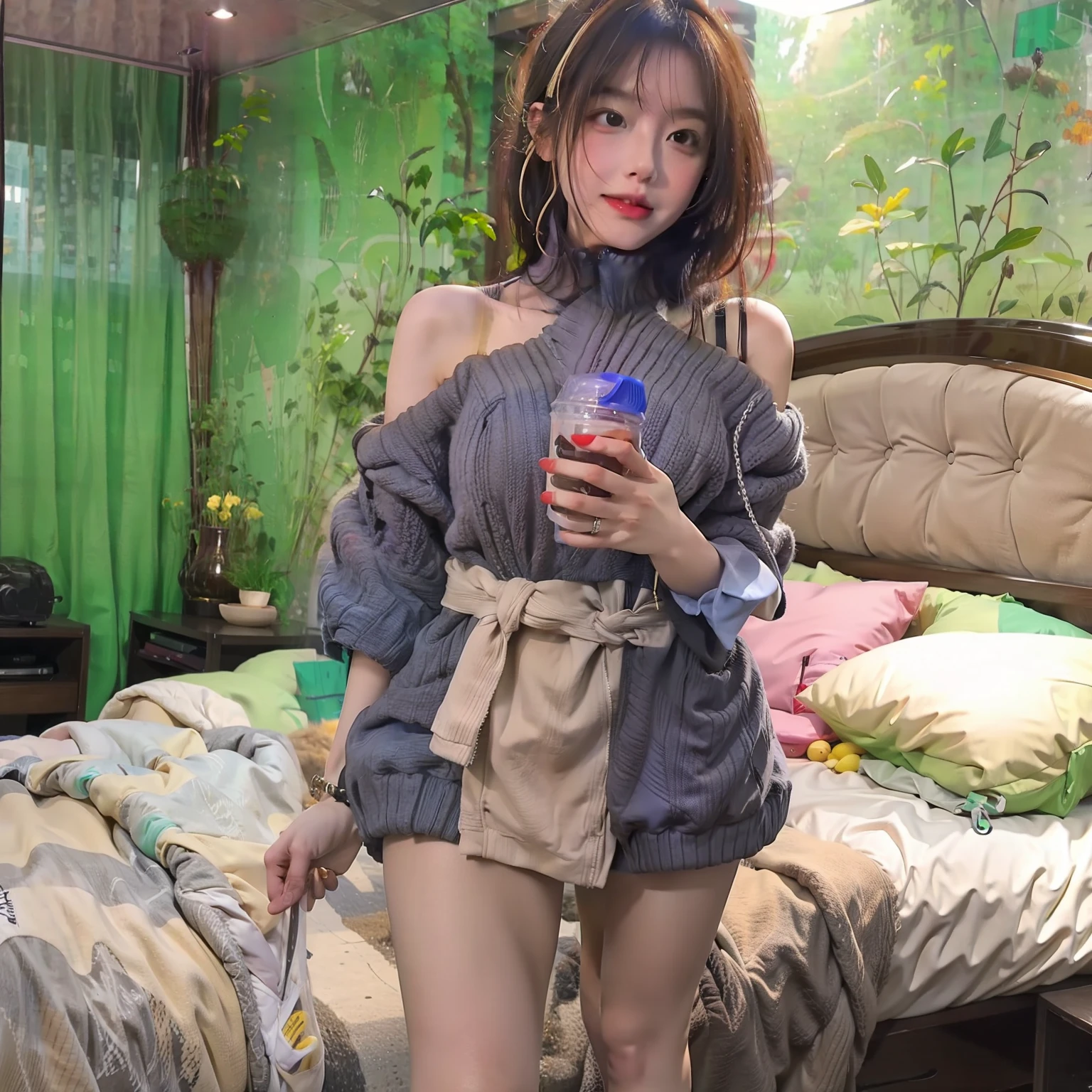 8k, best quality, 1 Girl, full body, Enjoy yourself .