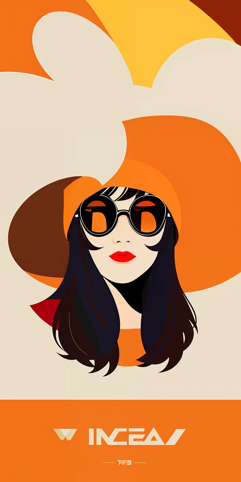 There was a woman with a hat and sunglasses on her face, in style of digital illustration, Illustration style, 2D illustration, 2 d illustration, Flat graphic style, Stylized digital illustration, hand painted cartoon art style, Cartoon style illustration, Cartoon Art Style, urban girl fanart, vector art style, Flat illustration, trending on artstration, She is seen wearing streetwear pieces