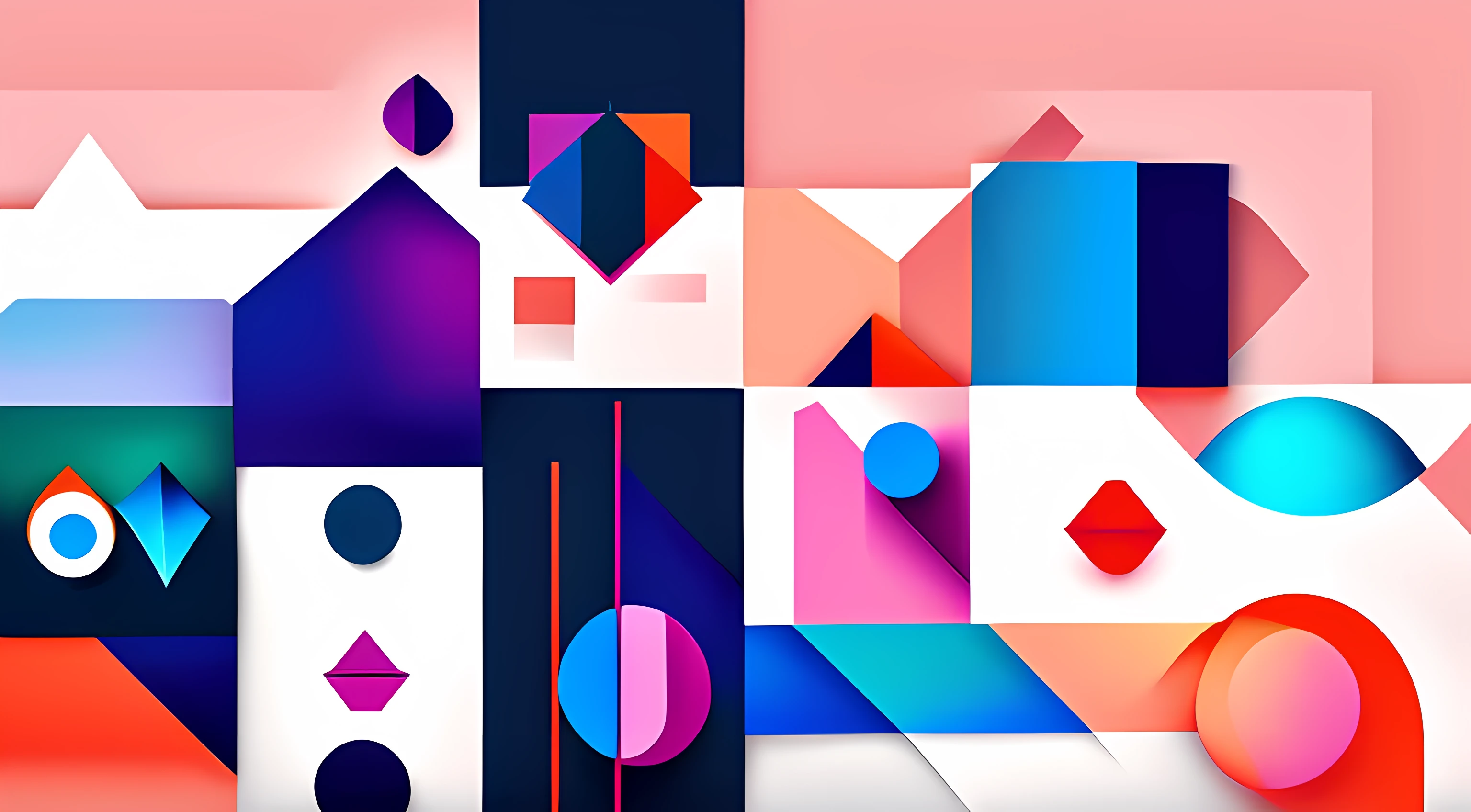 Abstract geometric composition Graphic shapes, Colorful illustration, abstract forms and shapes, flat surreal design, Abstract shapes, Abstract illustration, bold shapes, Graphic composition, modern day,Artistically,vectorial, abstract design, Modern illustration, digital art illustration, Abstract geometric, colourful flat surreal design,