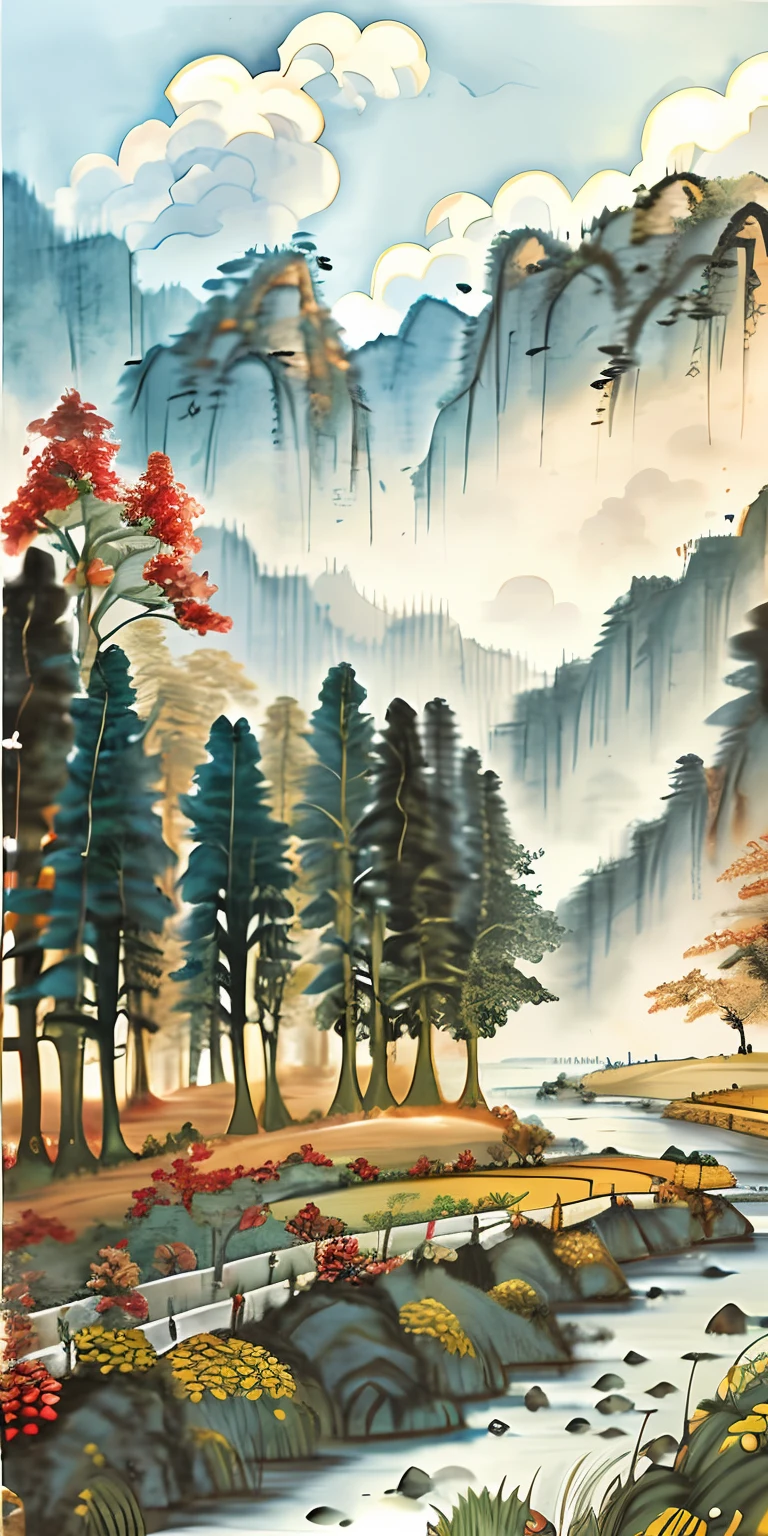 Bamboo forest guzheng