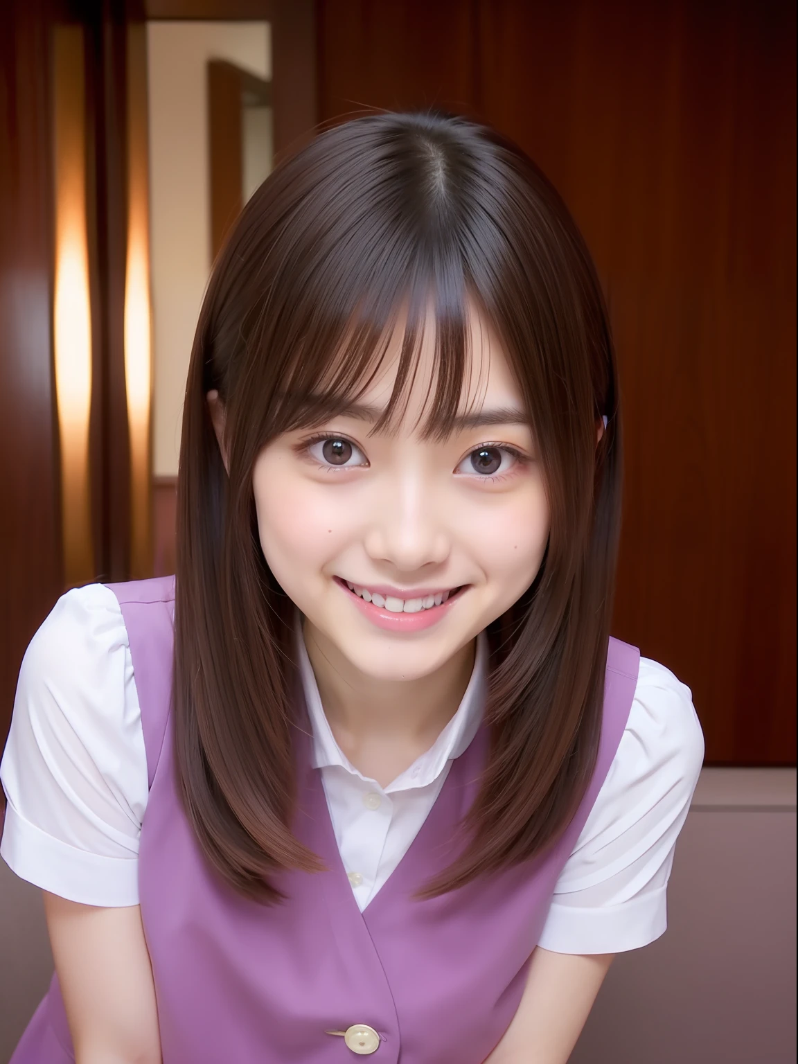 Nogizaka 46 Girls、a beauty girl、Stage costumes、NSFW、head shot、Coming to the hotel、a smile