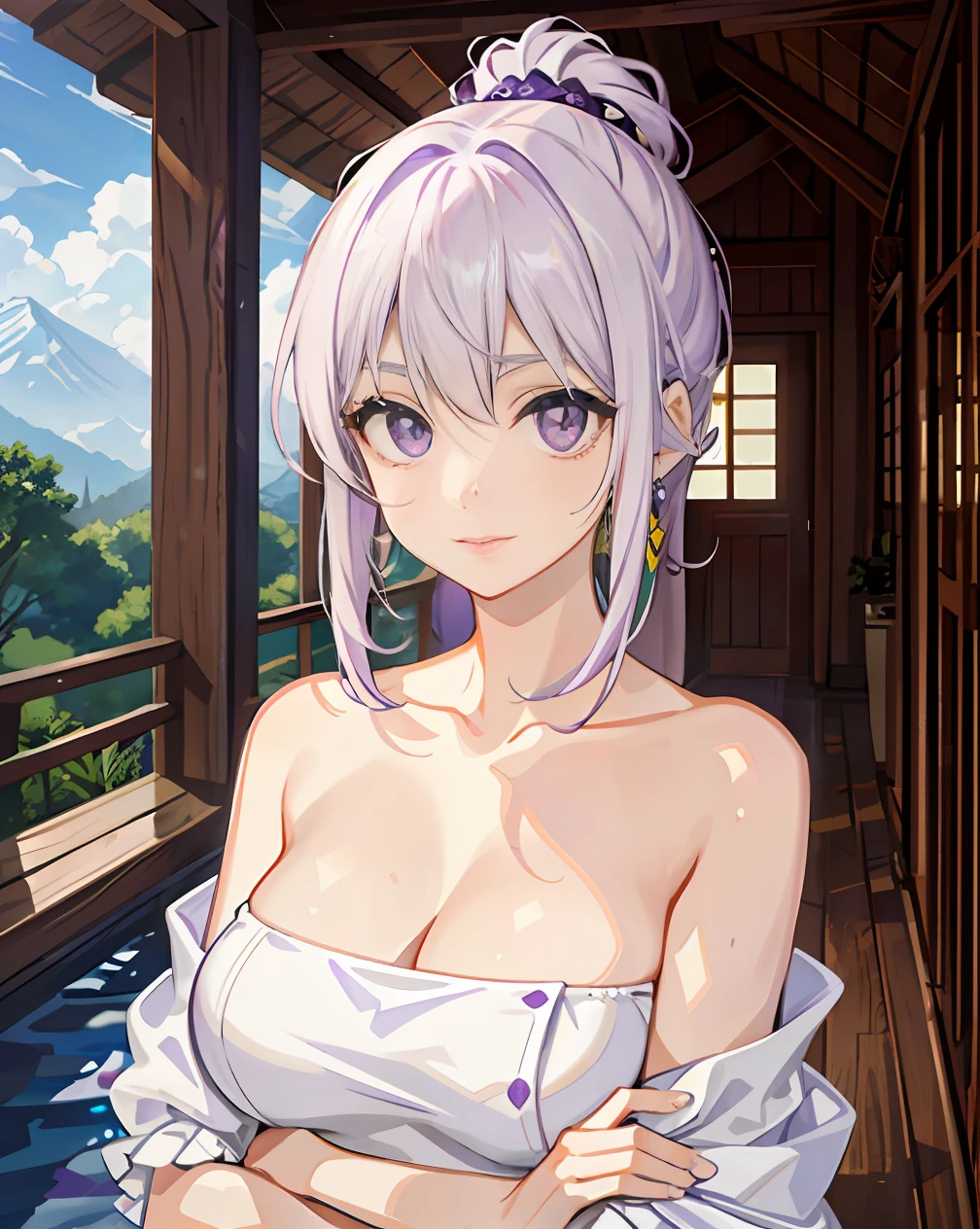 (Purple eye:1.2)perfect pubic