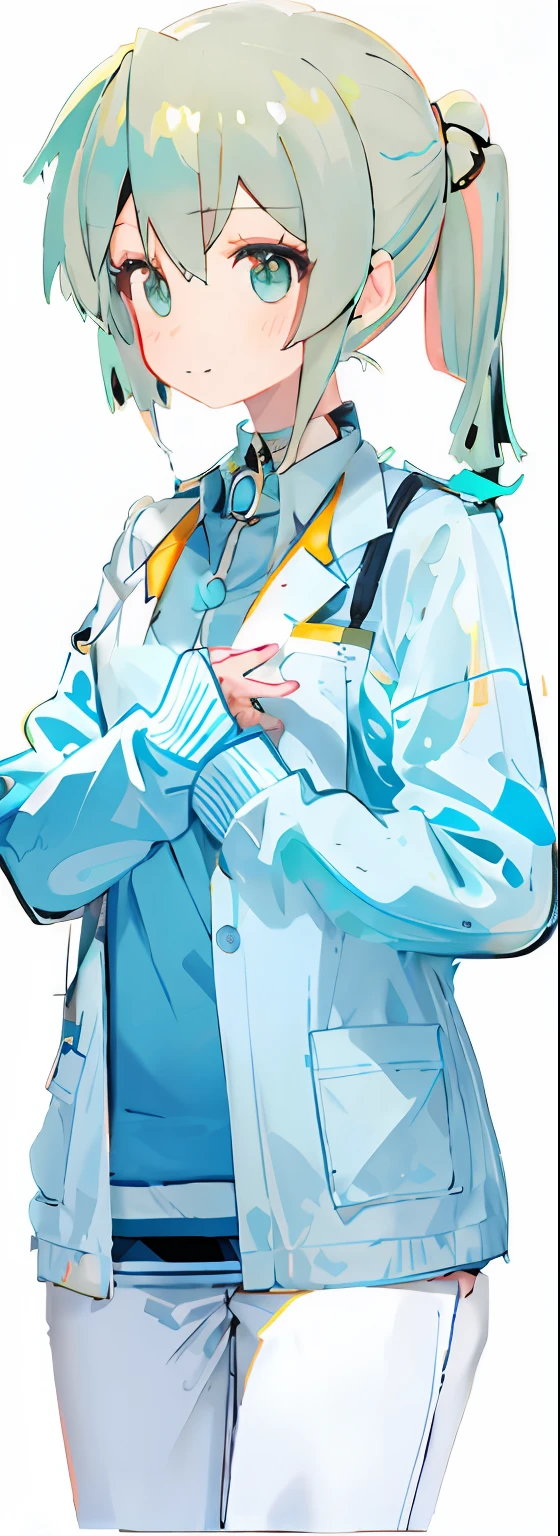Fold your hands to your chest