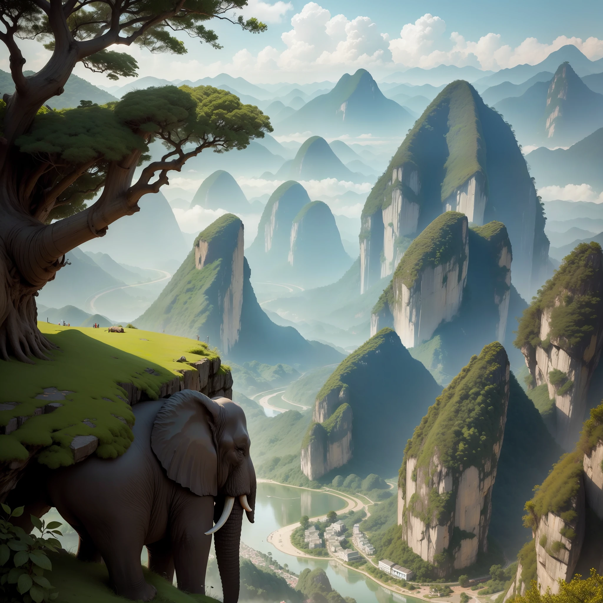 Guilin, China,Elephant Trunk Mountain