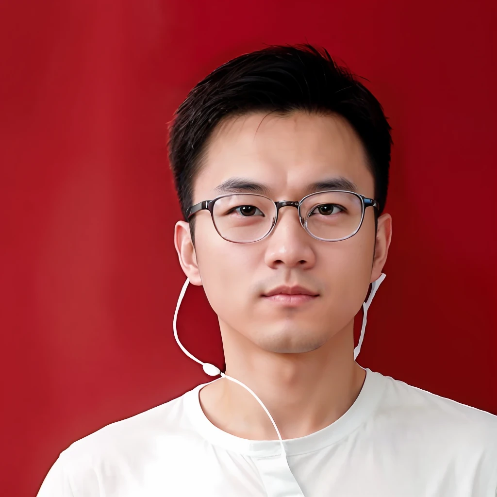 1人, 27years old,Muscle evil,Wear a long-sleeved white shirt and tie, wears glasses,Upper body, Soft lighting, Masterpiece, Best quality, 8K UHD, Digital SLR, filmgrain,