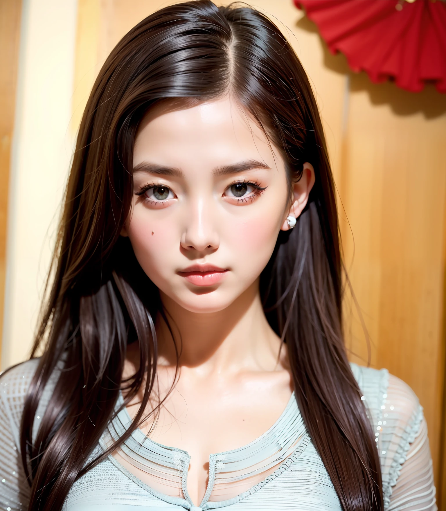Single eyelid cool sassy girl antique style