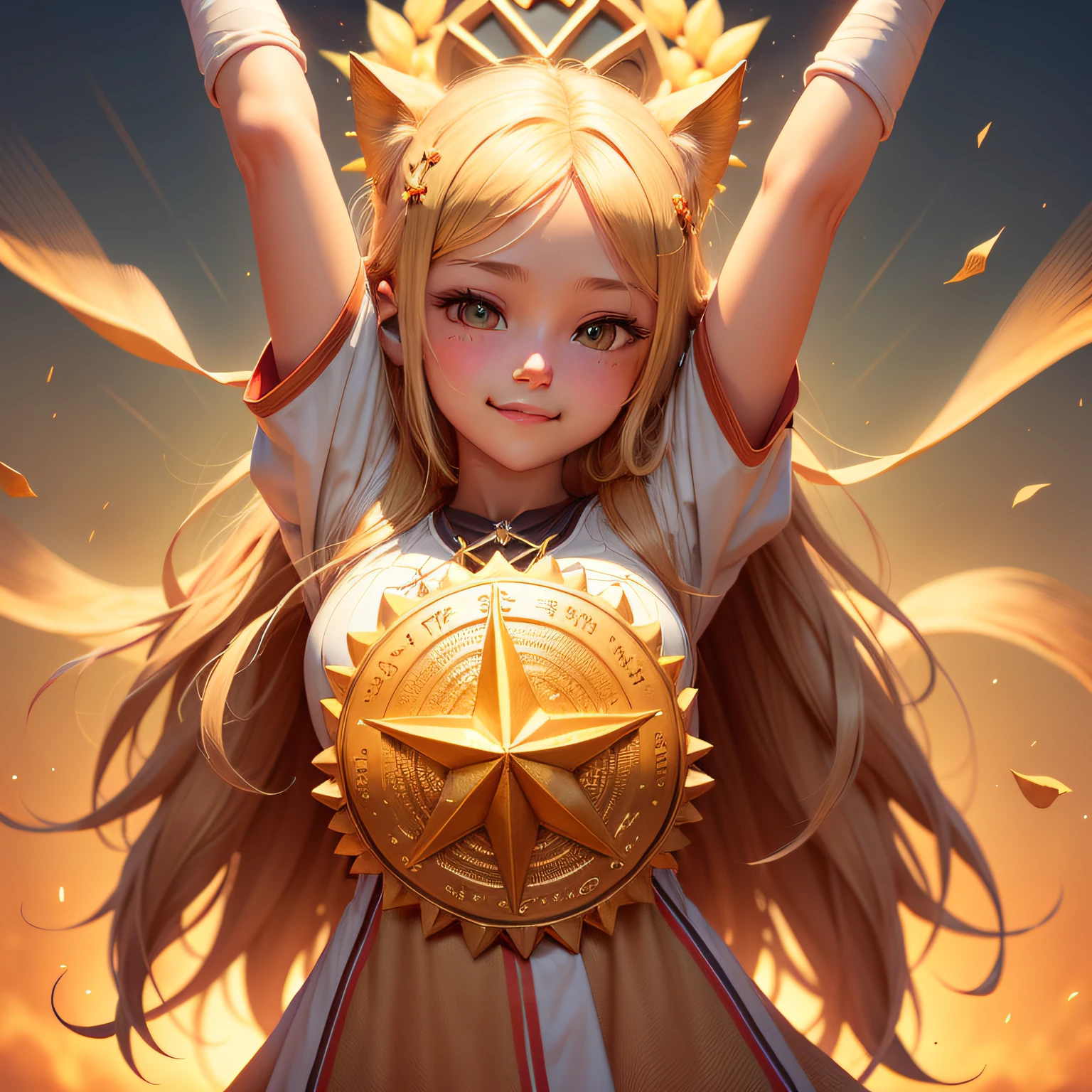 grain,patron saint of,good luck,com mascot,ip,blissful,vibrancy,warmth,energy,wholesome,Energetic,bit girl
