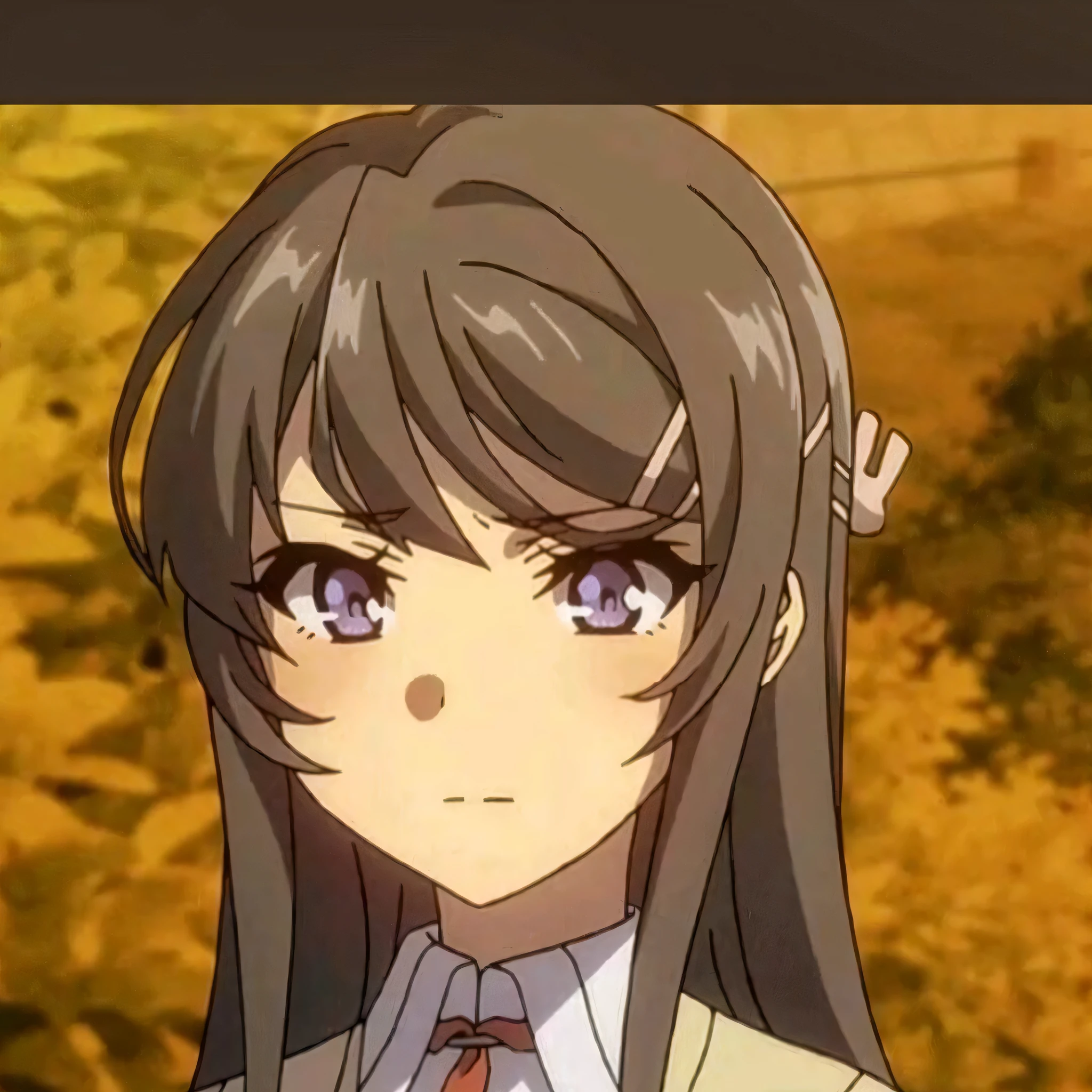 Anime girl with long hair and blue eyes in school uniform, in the anime film, Today's featured anime stills, 🍁 Cute, Female protagonist 👀 :8, anime visual of a cute girl, as an anime character, close up of iwakura lain, screenshot from the anime film, she has a cute expressive face, close up iwakura lain