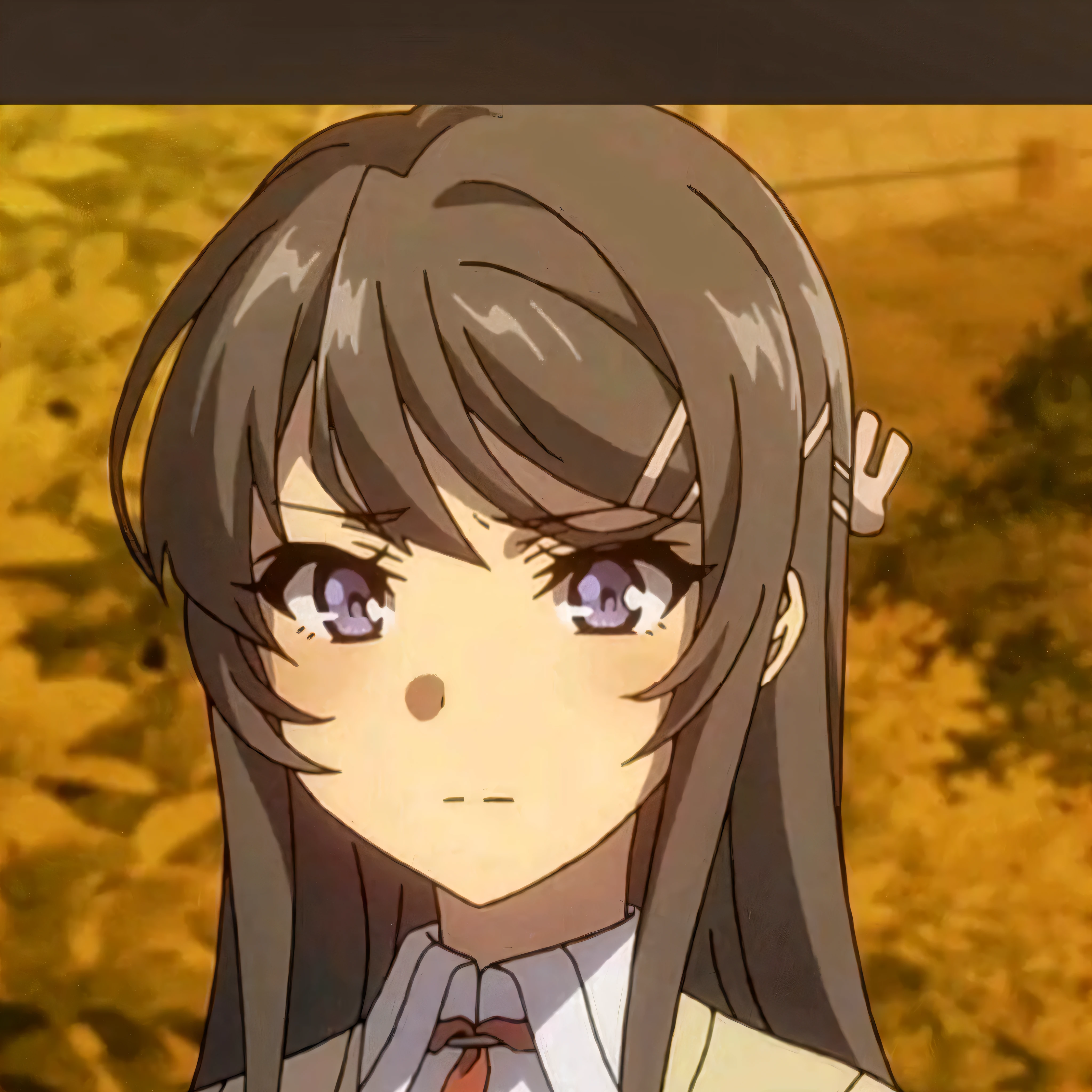 Anime girl with long hair and blue eyes in school uniform, in the anime film, Today's featured anime stills, 🍁 Cute, Female protagonist 👀 :8, anime visual of a cute girl, as an anime character, close up of iwakura lain, screenshot from the anime film, she has a cute expressive face, close up iwakura lain