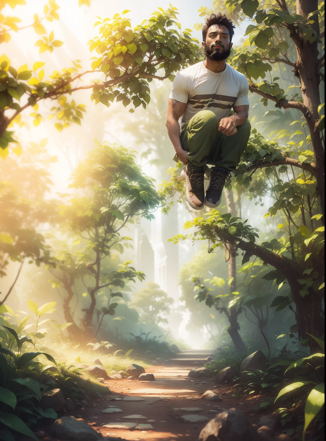 Change background, jungle background, 8k full hd
