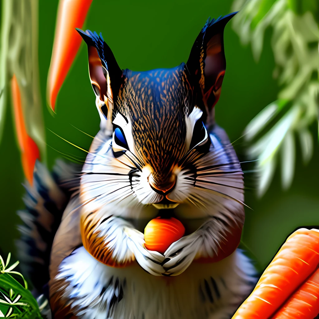In the magical forest of Whimsy Woods, a young squirrel named Sunny discovers that he has superpowers, including the ability to fly and talk to animals. One day, he comes across a distressed bunny named Benny who has lost his favorite carrot in a deep, dark cave. With his newfound bravery, Sunny decides to help Benny retrieve the carrot. As they venture into the cave, they encounter sparkling crystals and strange echoes. However, the real challenge arises when they accidentally wake up a sleeping dragon guarding the carrot. How does Sunny use his cleverness and superpowers to handle the situation and retrieve the carrot without disturbing the dragon? Write an exciting and heartwarming story of friendship, bravery, and unexpected kindness in the face of danger.