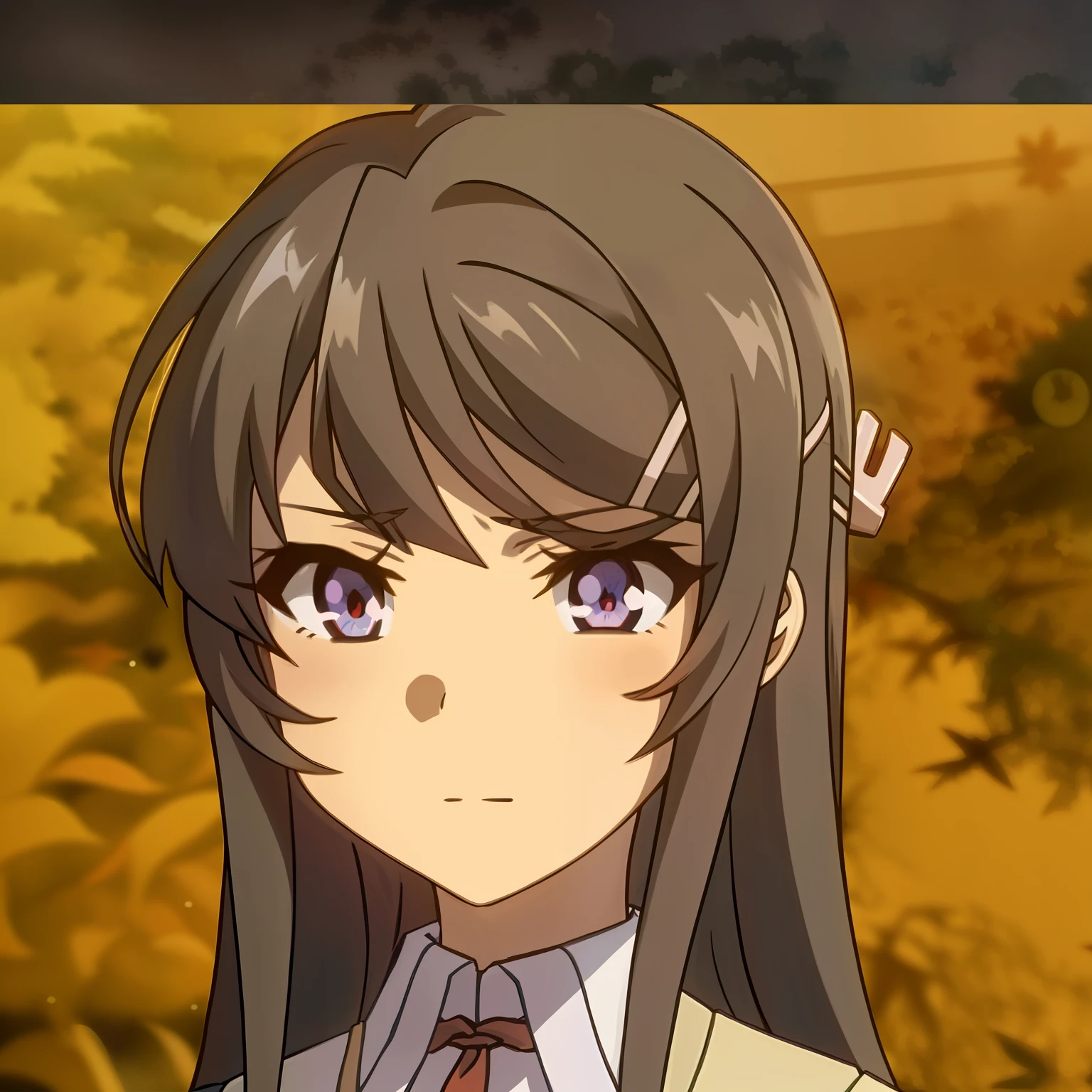 Anime image of a woman with long hair and tie, Today's featured anime stills, screenshot from the anime film, in the anime film, anime moe art style, slightly happy facial expression, close up iwakura lain, anime visual of a cute girl, 🍁 Cute, close up of iwakura lain, close up of a young anime girl