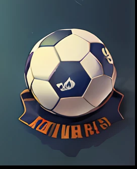 There was a football on the table,There is a ribbon around, Sports logo, soccer ball, game logo, Football hooligans, Game icon, author:Alexander Bogan, Retro 9 0 seconds, personal profile picture, football mascot, flat icon, soccer ball, soccer ball, goddes, Avatar image, looks realistic, trending on dribbble, author:Daniel Mijtens