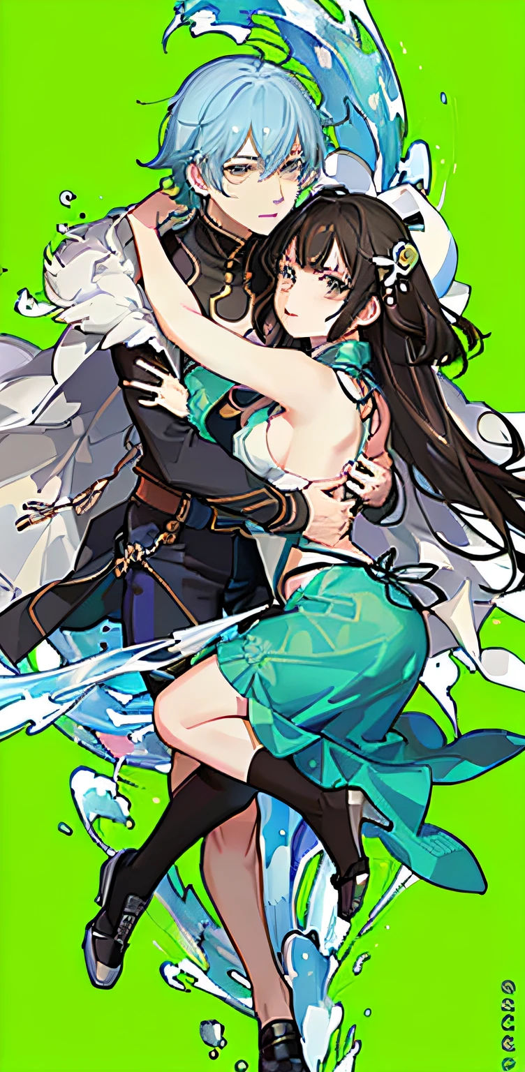 They hug each other in the comics, artgerm and genzoman, charli bowater and artgeem, artgerm and ben lo, rob rey and kentarõ miura, charlie bowater and artgerm, artgerm and grek rutkowski, charlie bowater and mark brook