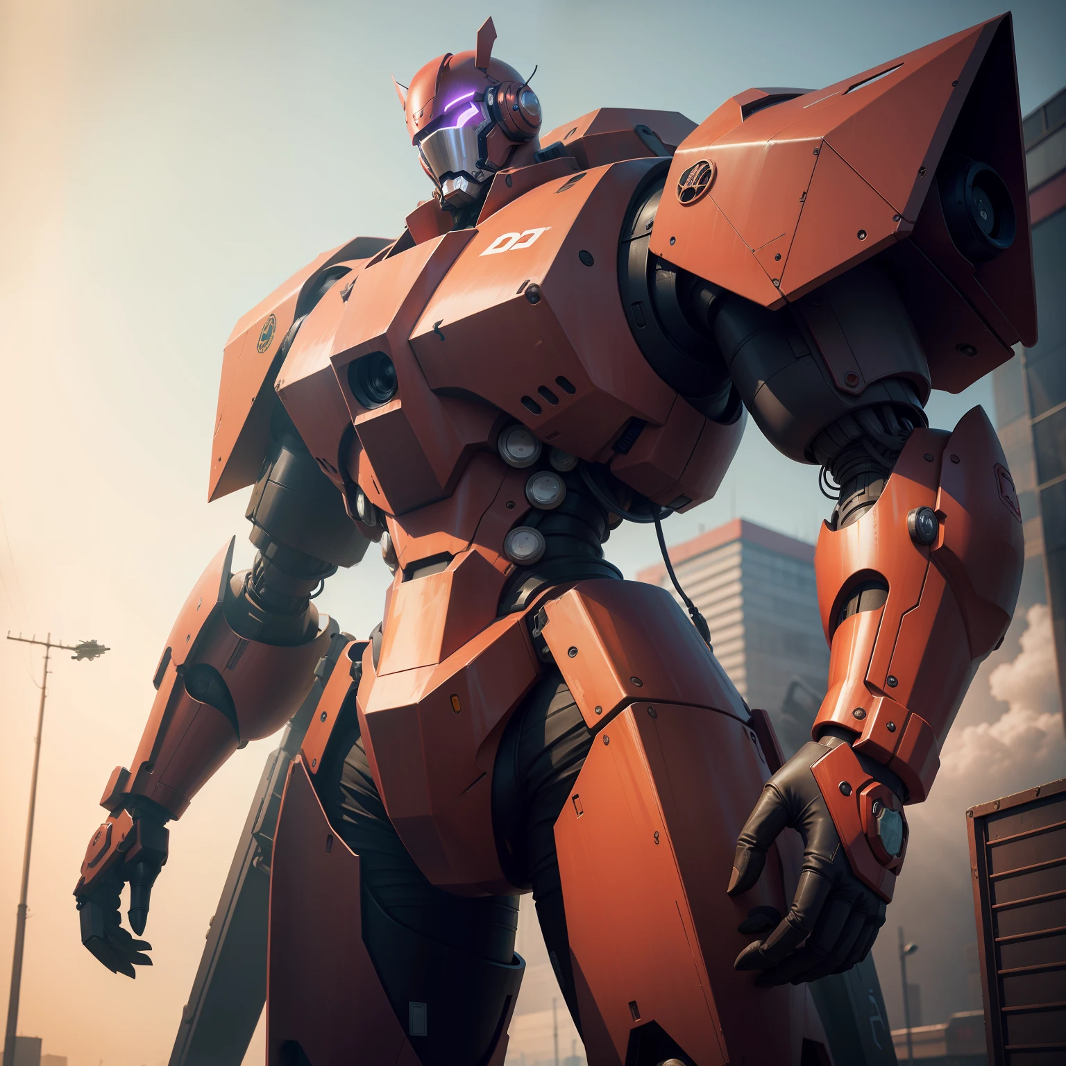 02Stand in front of the mech